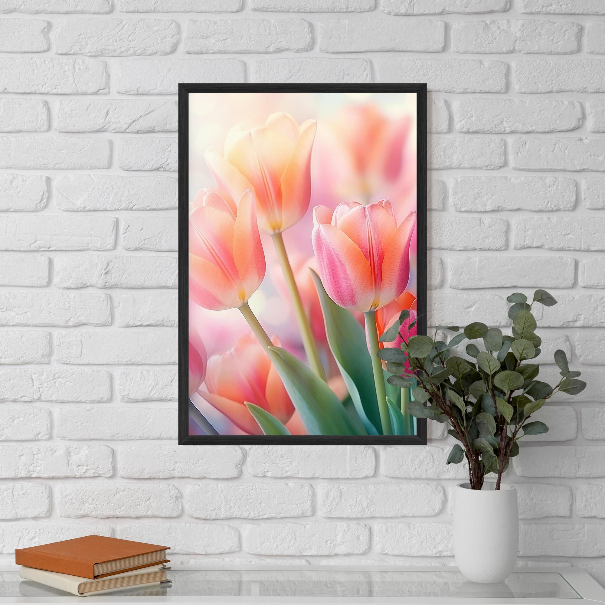 Gerahmte Poster Dreamy Tulips mockup 5
