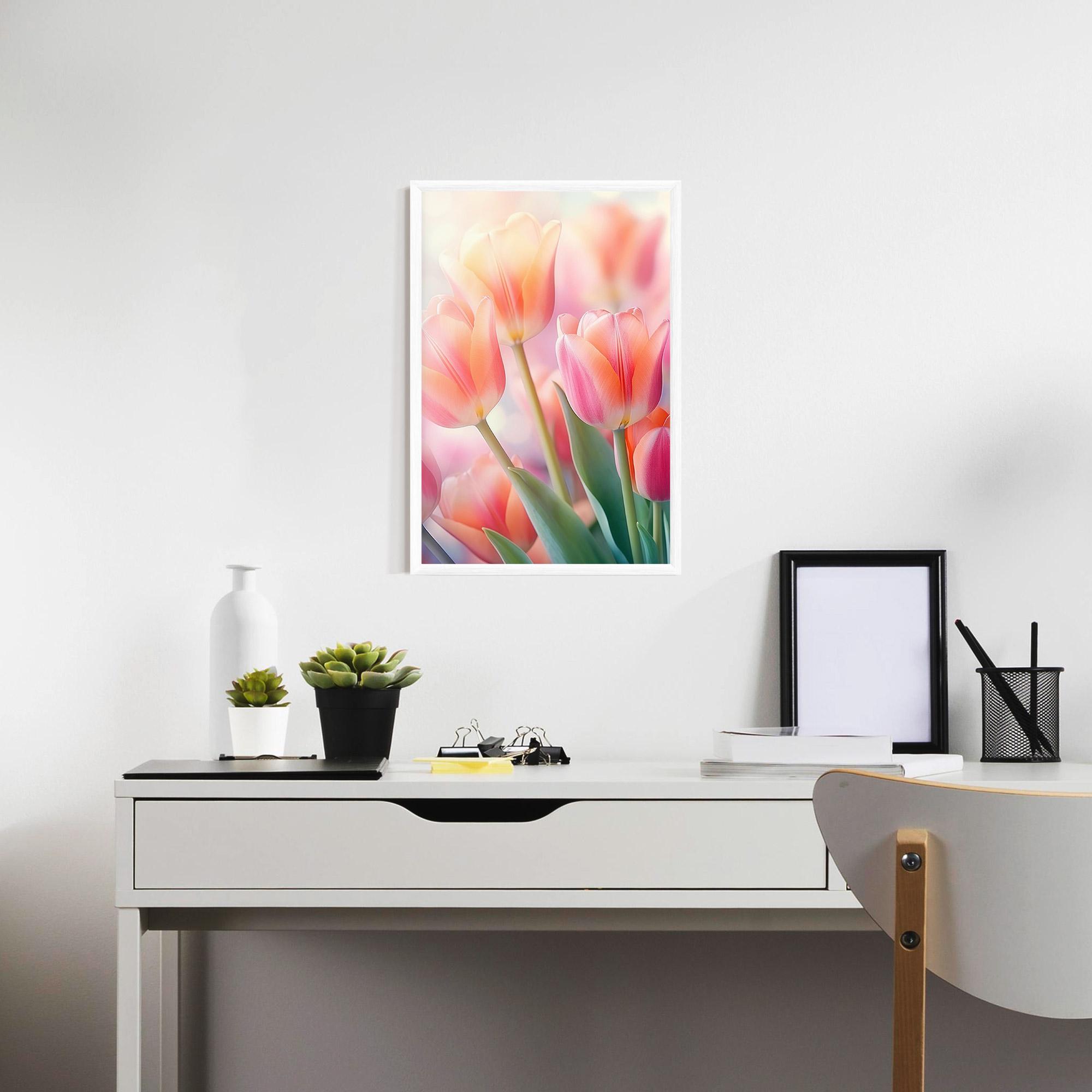Gerahmte Poster Dreamy Tulips mockup 7