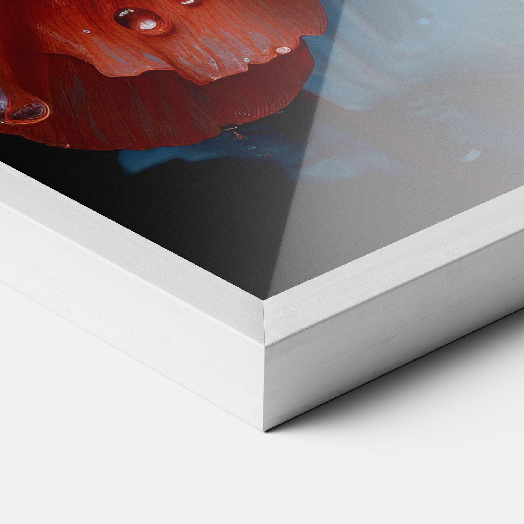 Gerahmte Poster Orange Poppy mockup 3