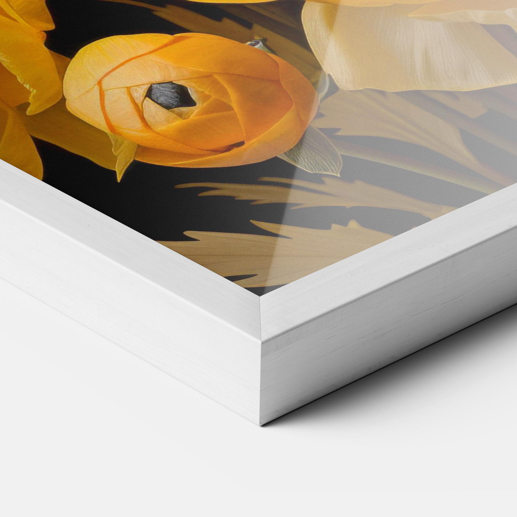 Gerahmte Poster Yellow Poppy mockup 3