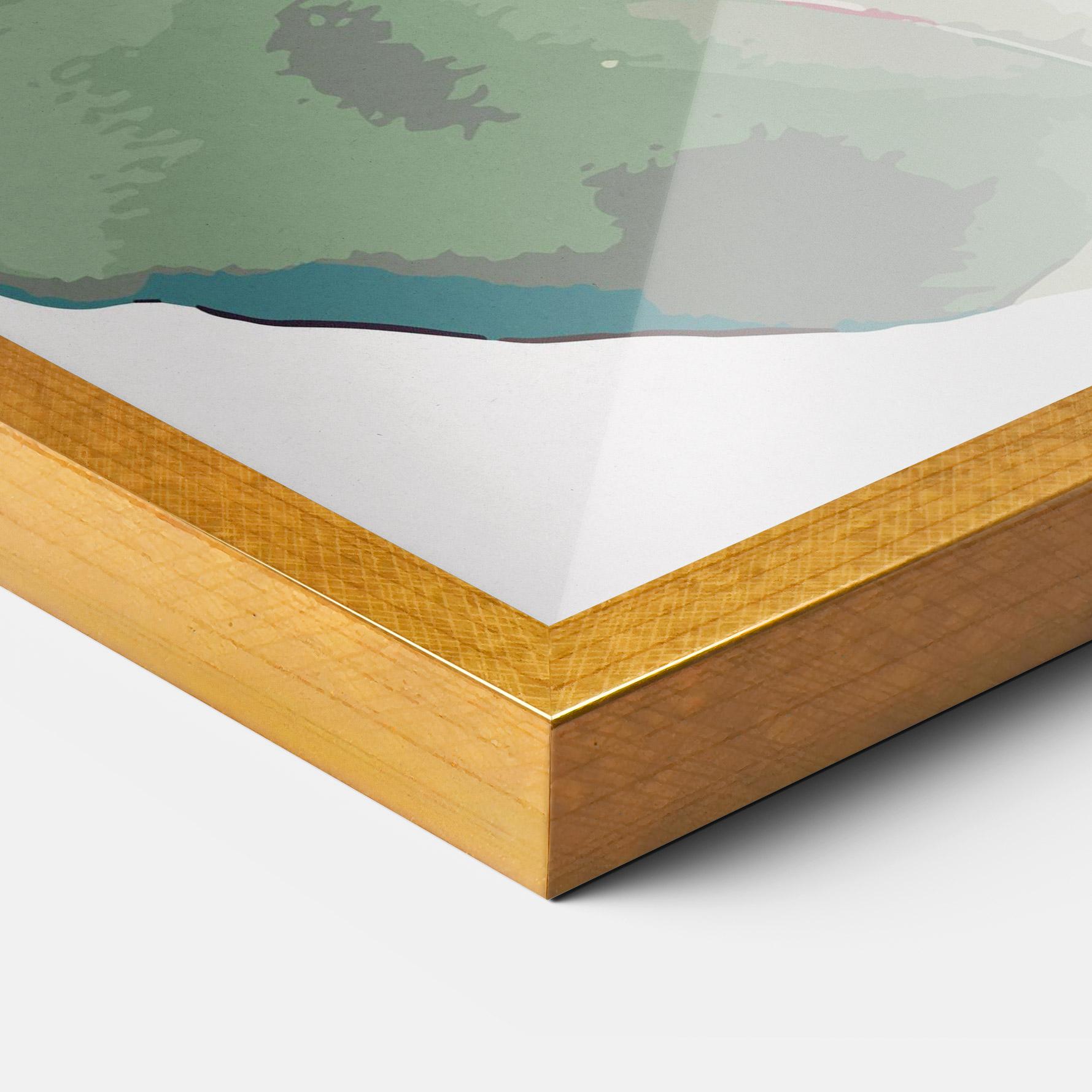 Gerahmte Poster Pastel Poppy mockup 3