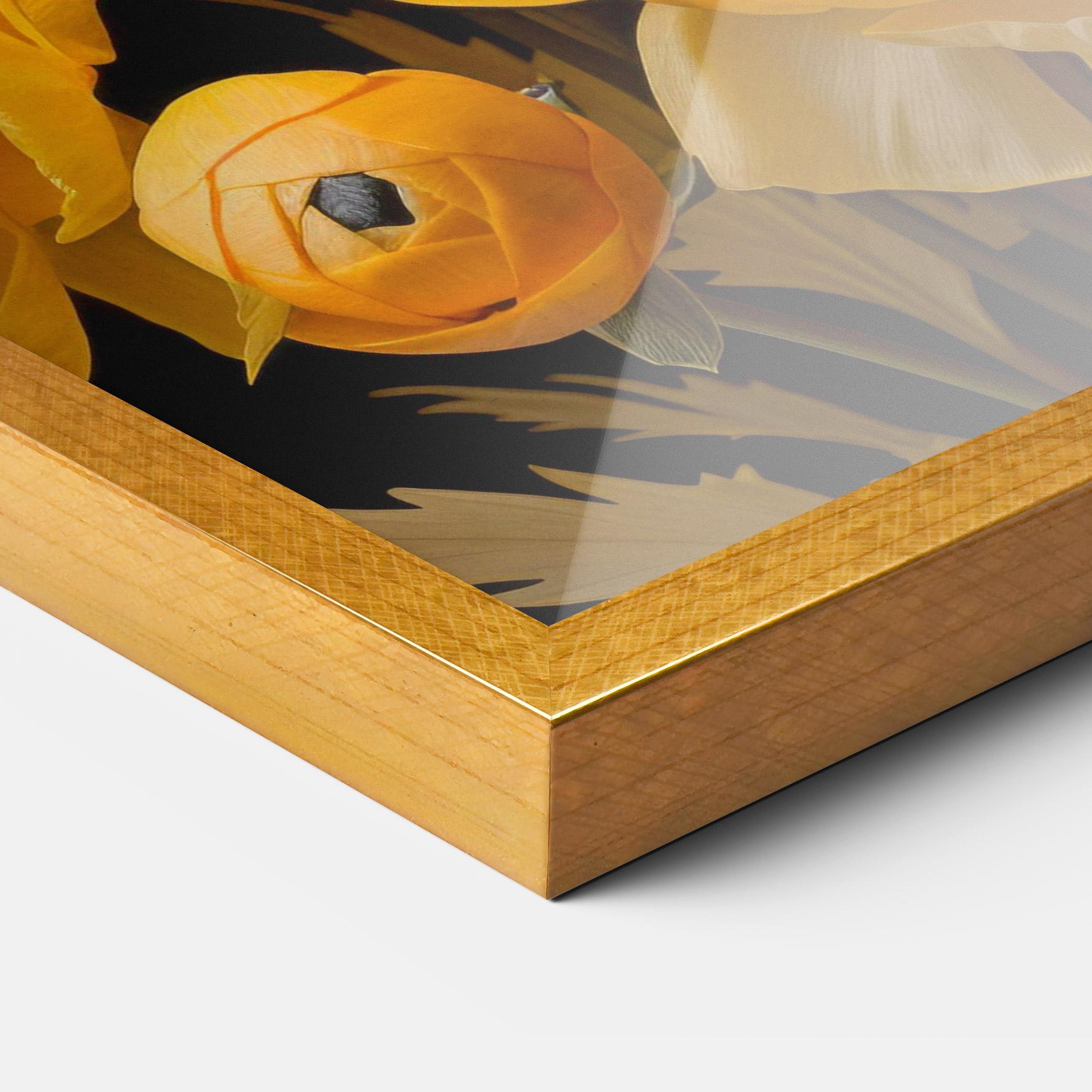 Gerahmte Poster Yellow Poppy mockup 3