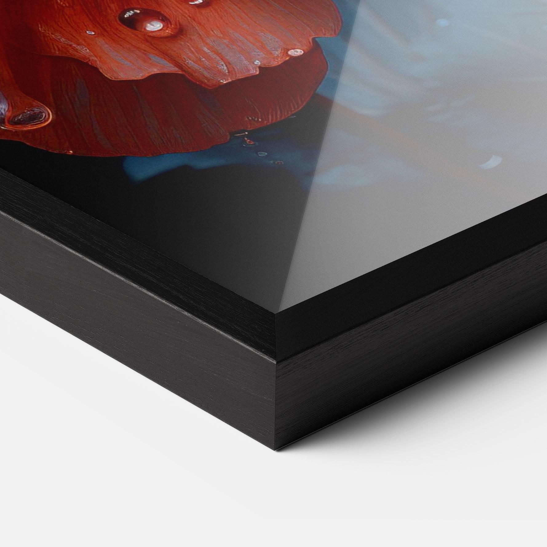 Gerahmte Poster Orange Poppy mockup 3