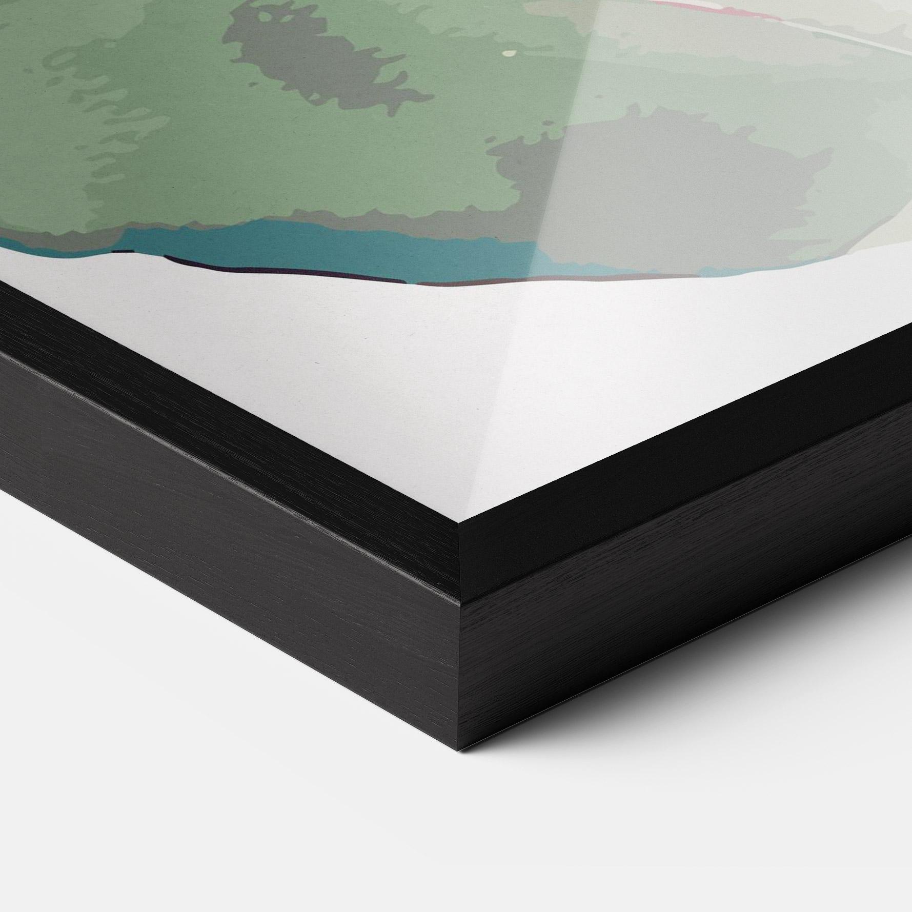 Gerahmte Poster Pastel Poppy mockup 3