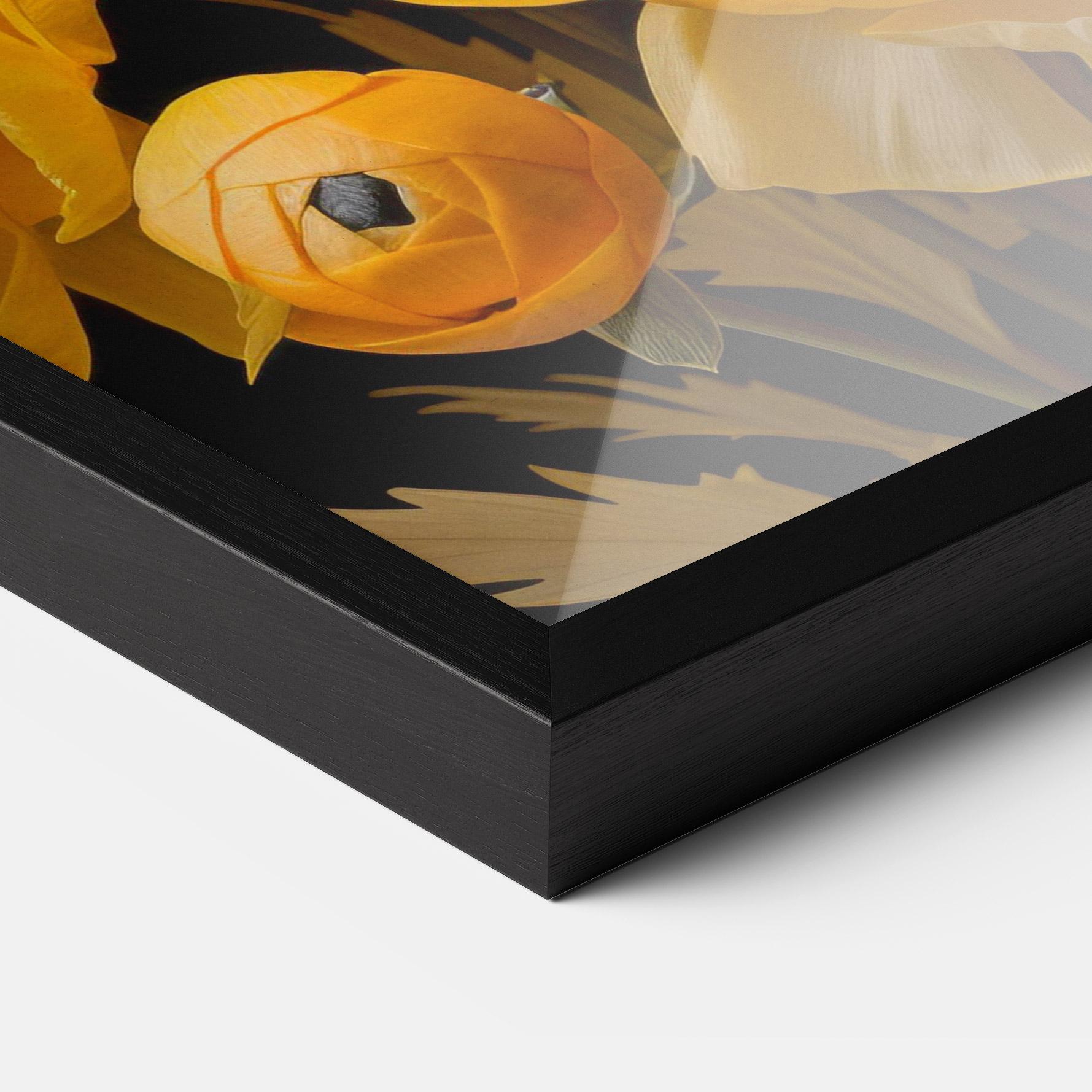 Gerahmte Poster Yellow Poppy mockup 3