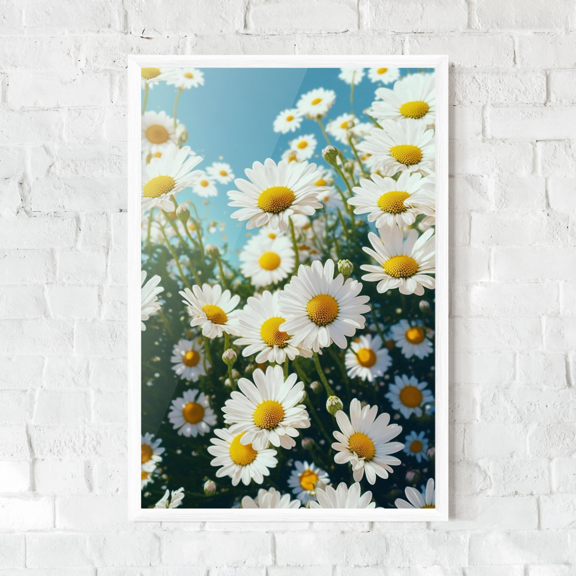 Gerahmte Poster Daisy Field View mockup 0
