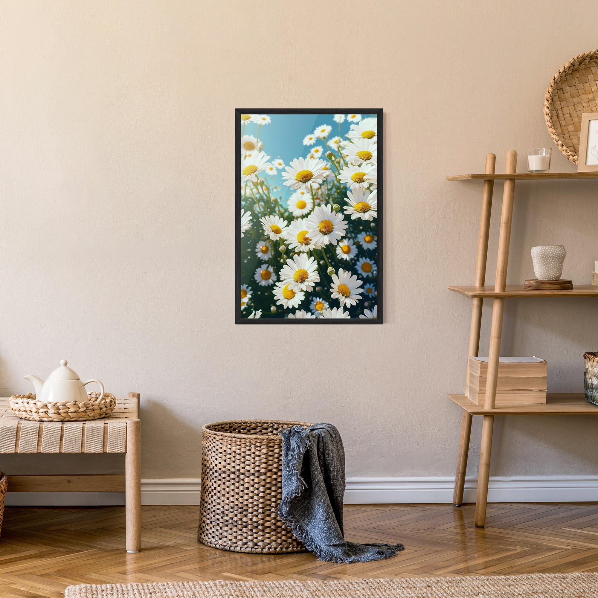 Gerahmte Poster Daisy Field View mockup 9