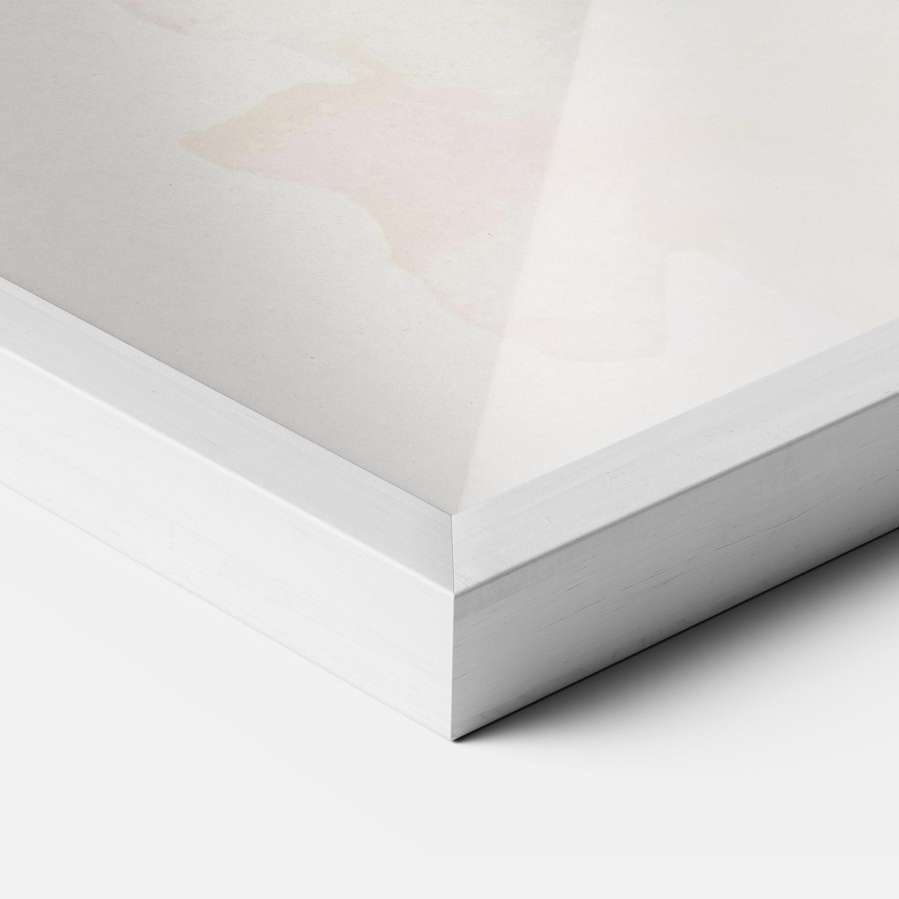 Gerahmte Poster Watercolor Daisy mockup 3