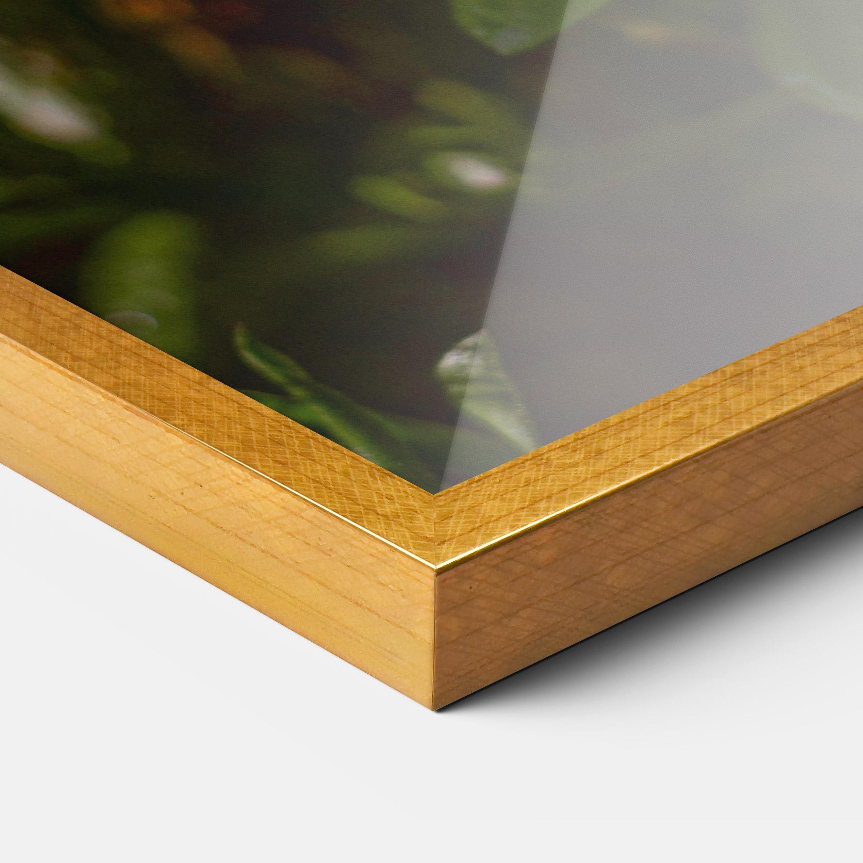 Gerahmte Poster Purple Daisy mockup 3