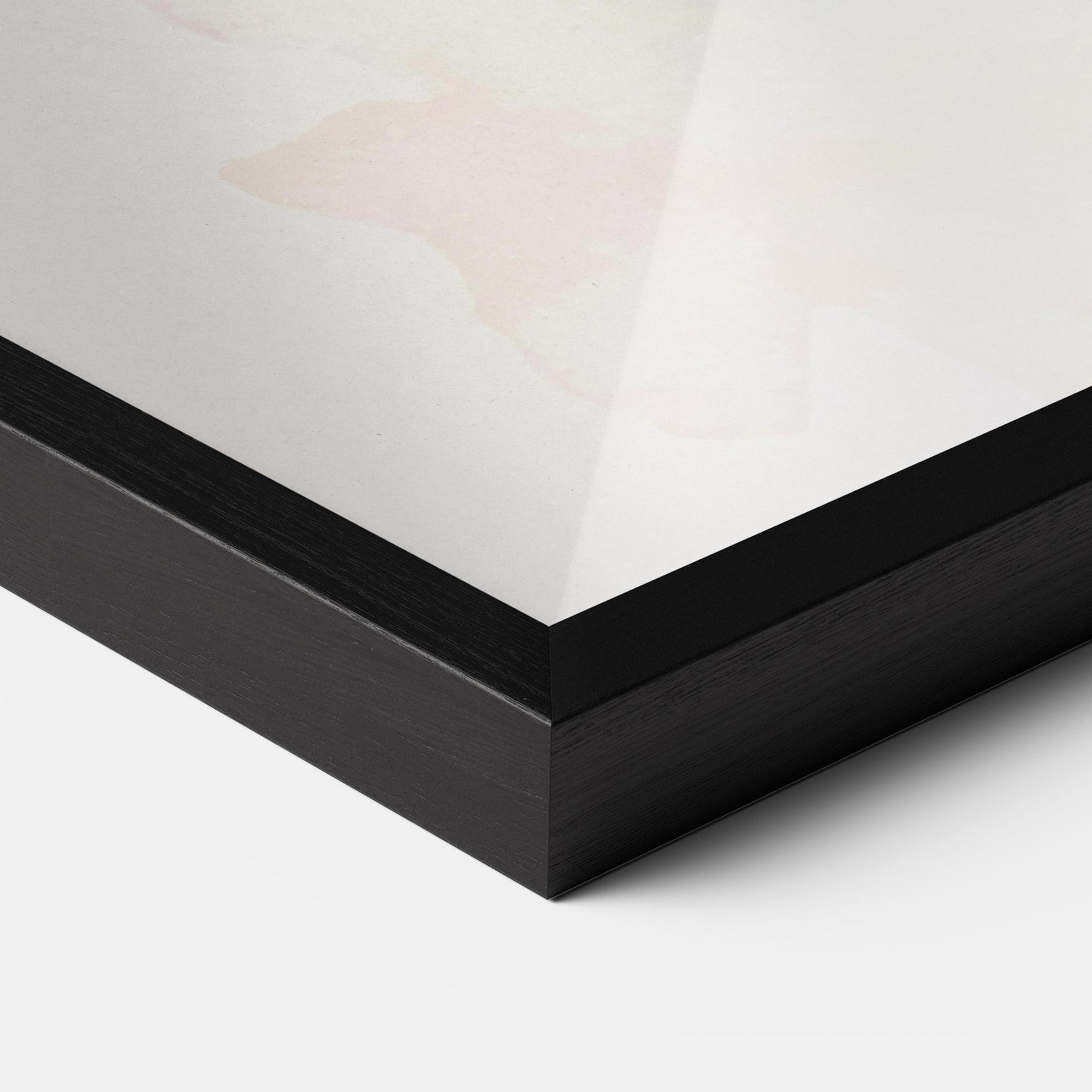 Gerahmte Poster Watercolor Daisy mockup 3