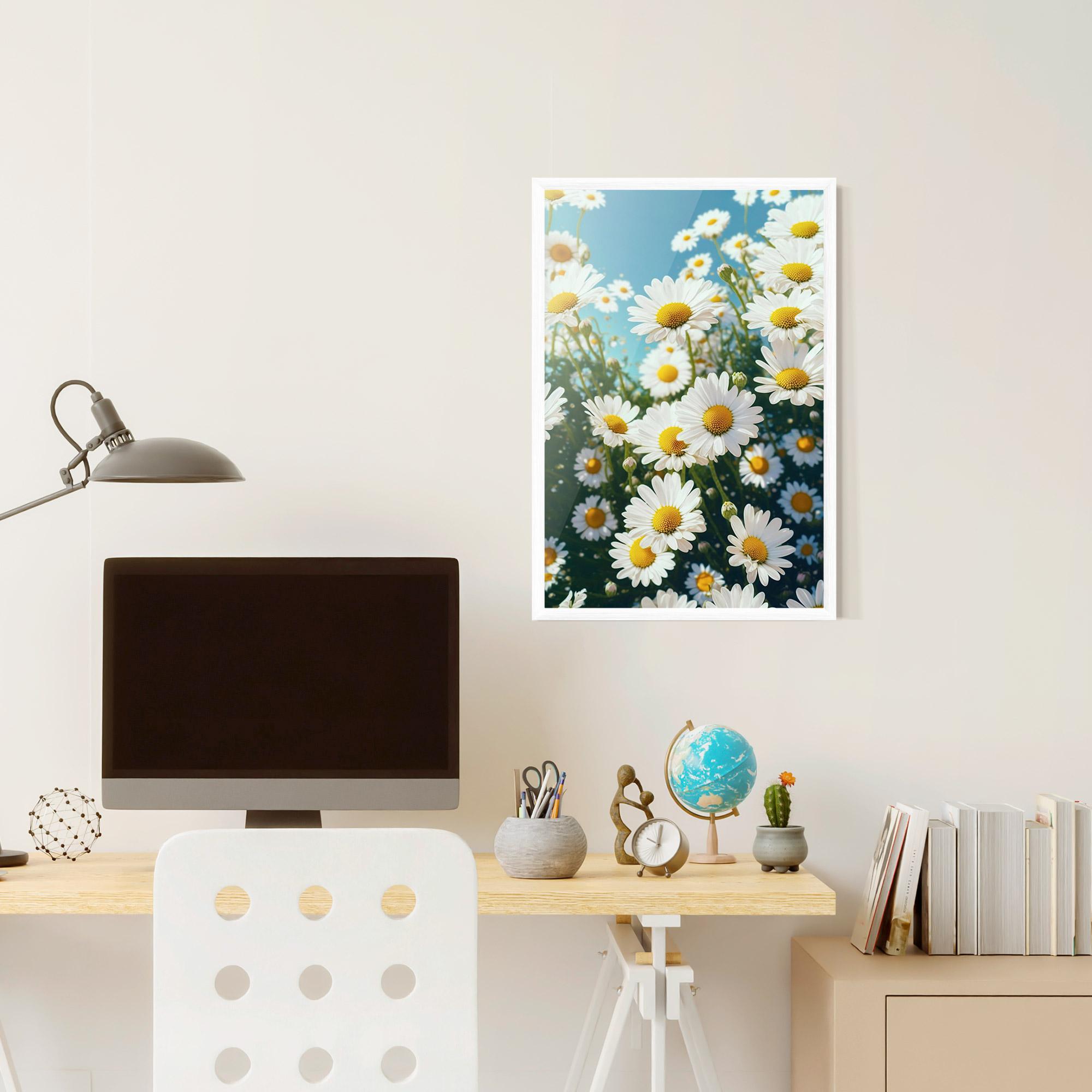 Gerahmte Poster Daisy Field View mockup 6
