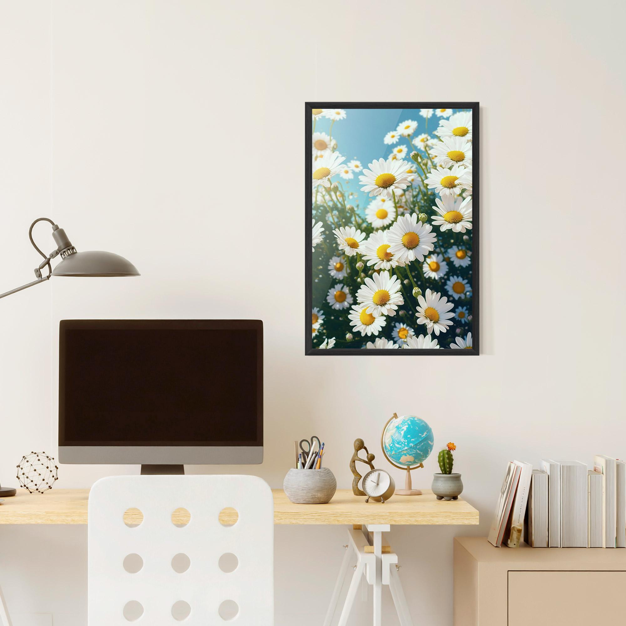 Gerahmte Poster Daisy Field View mockup 6