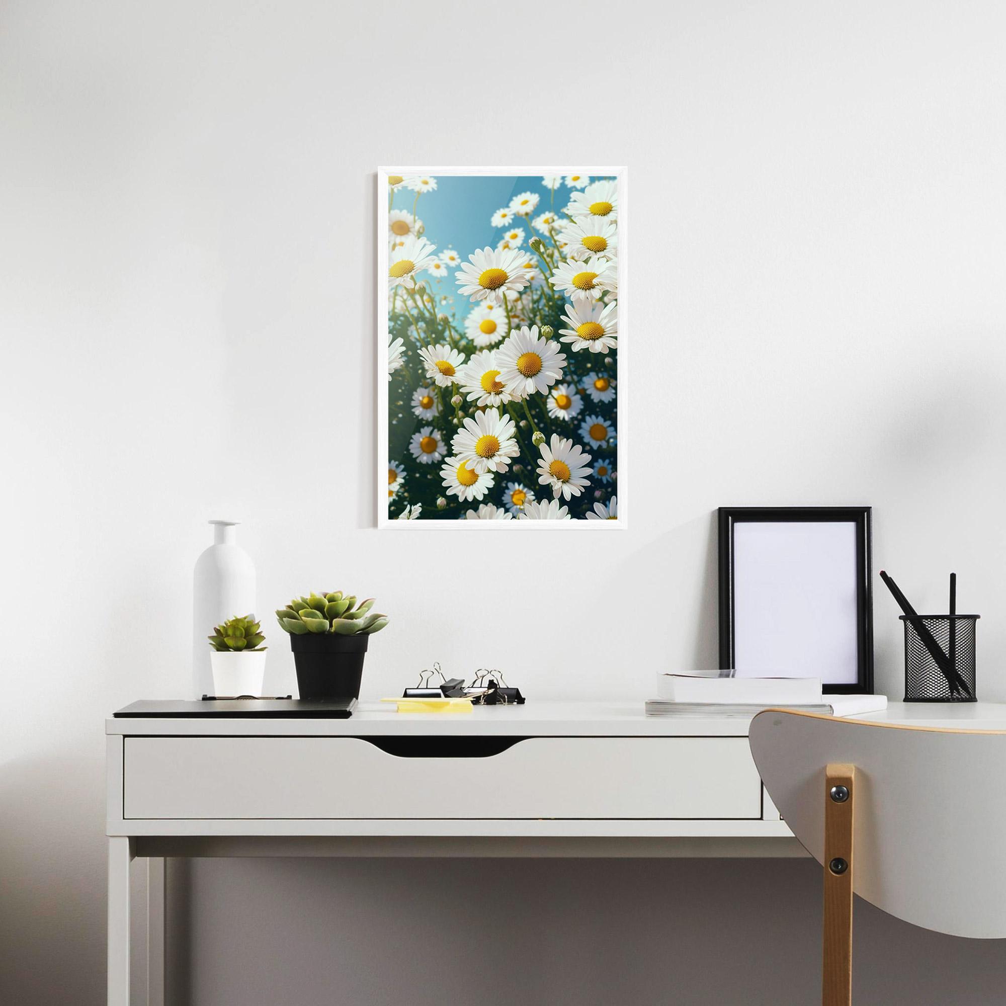 Gerahmte Poster Daisy Field View mockup 7