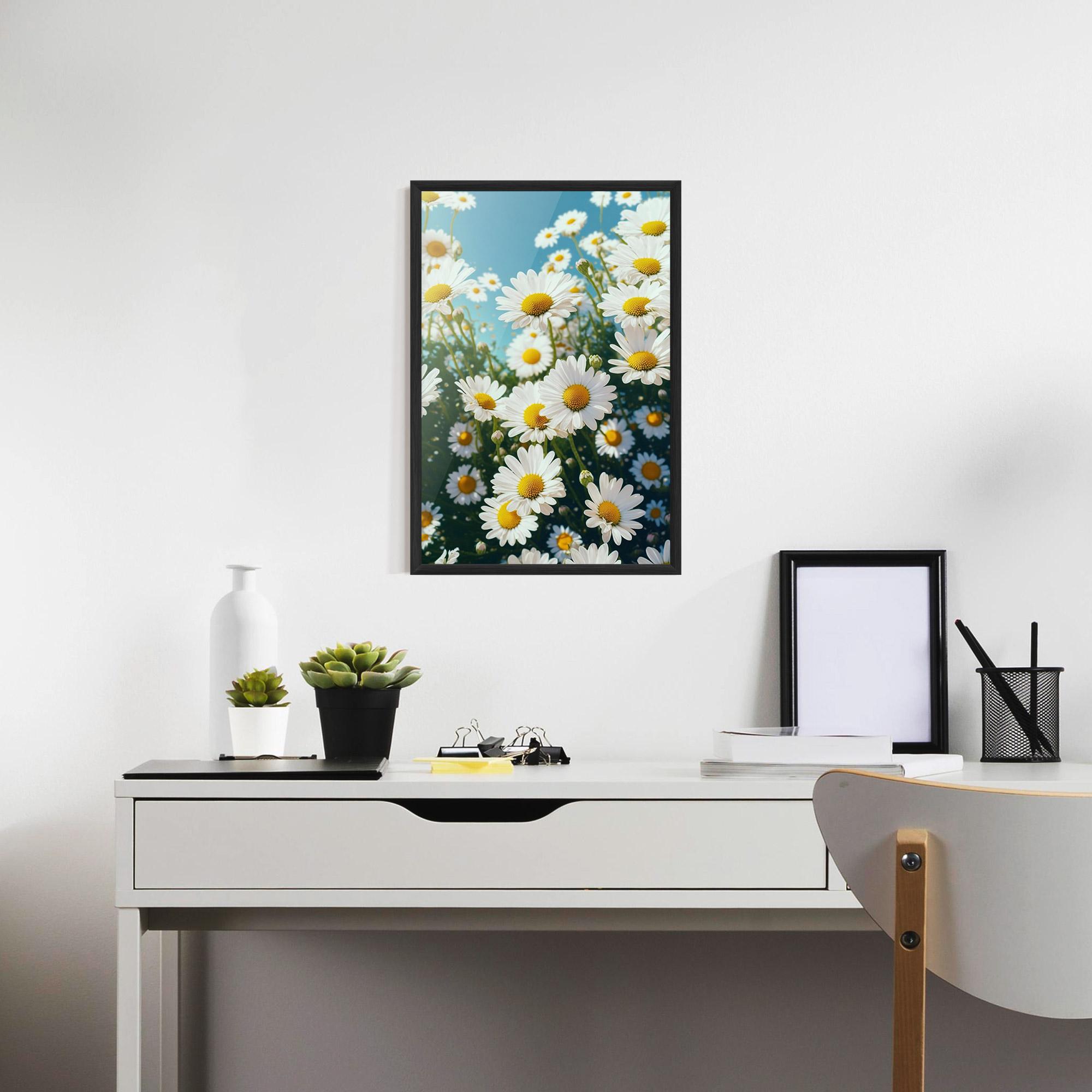 Gerahmte Poster Daisy Field View mockup 7