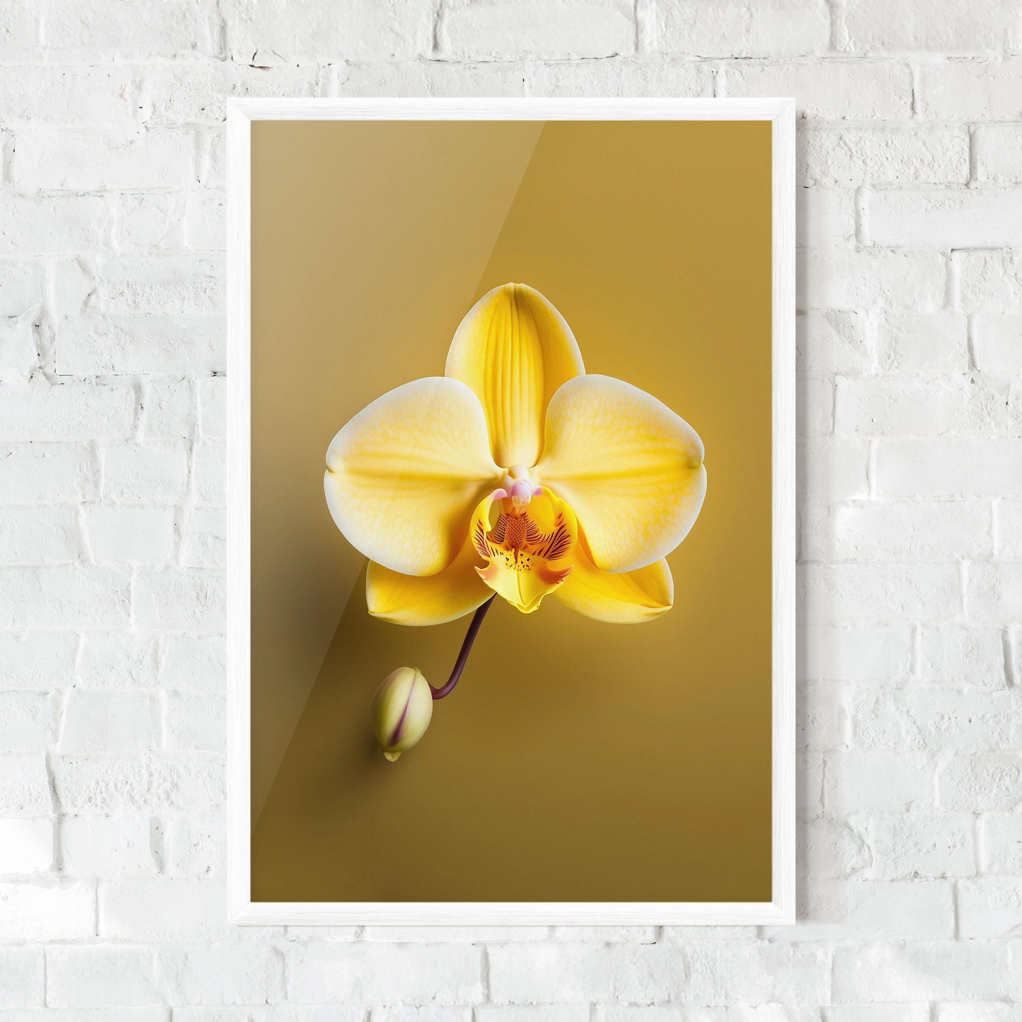 Pastel Yellow Orchid mockup 0
