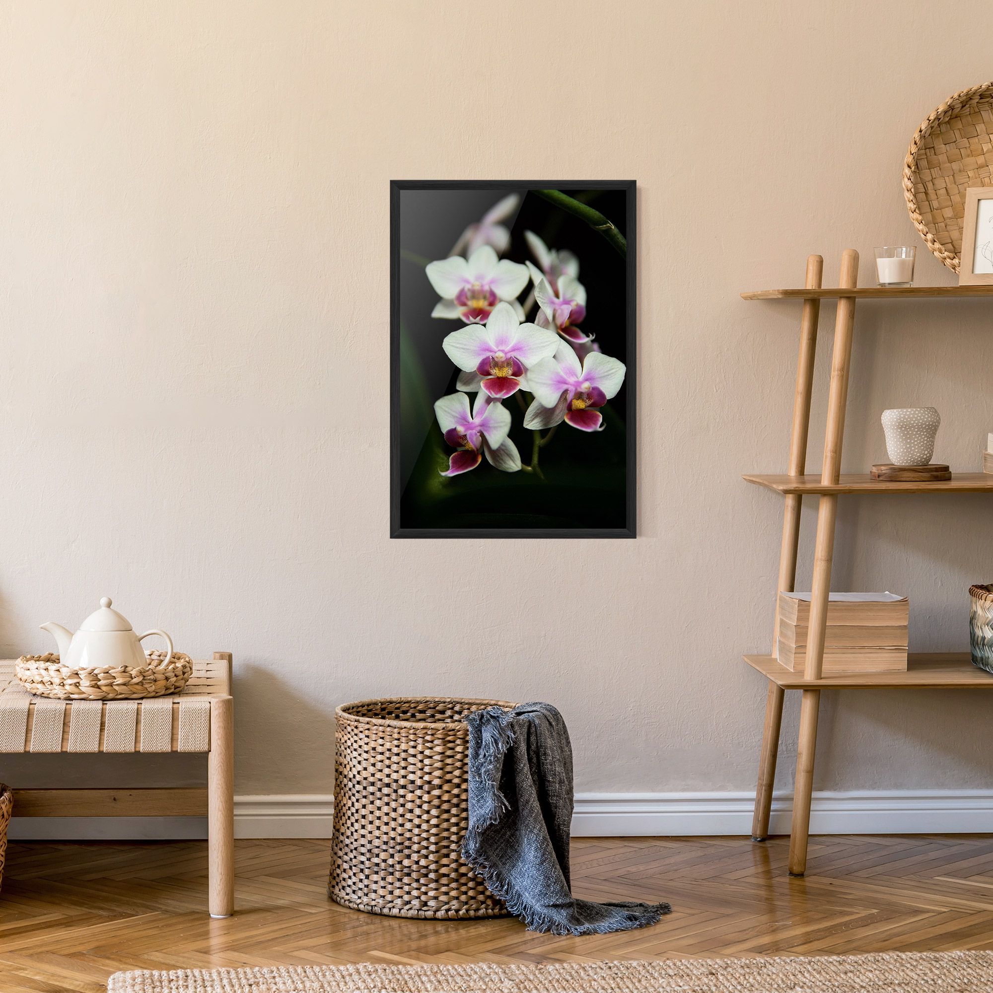 Wild White Purple Orchid mockup 9