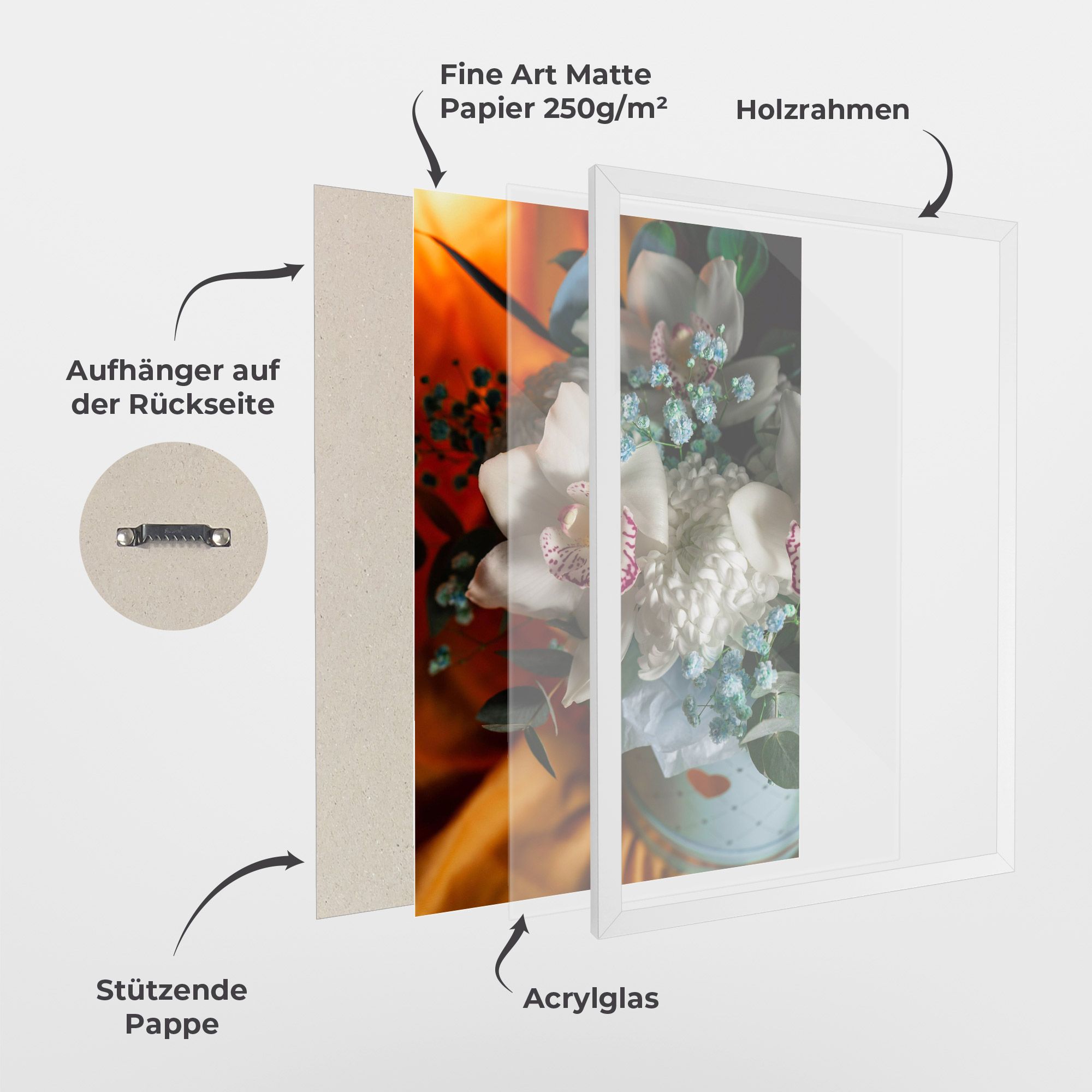 Orchid In Vase mockup 1