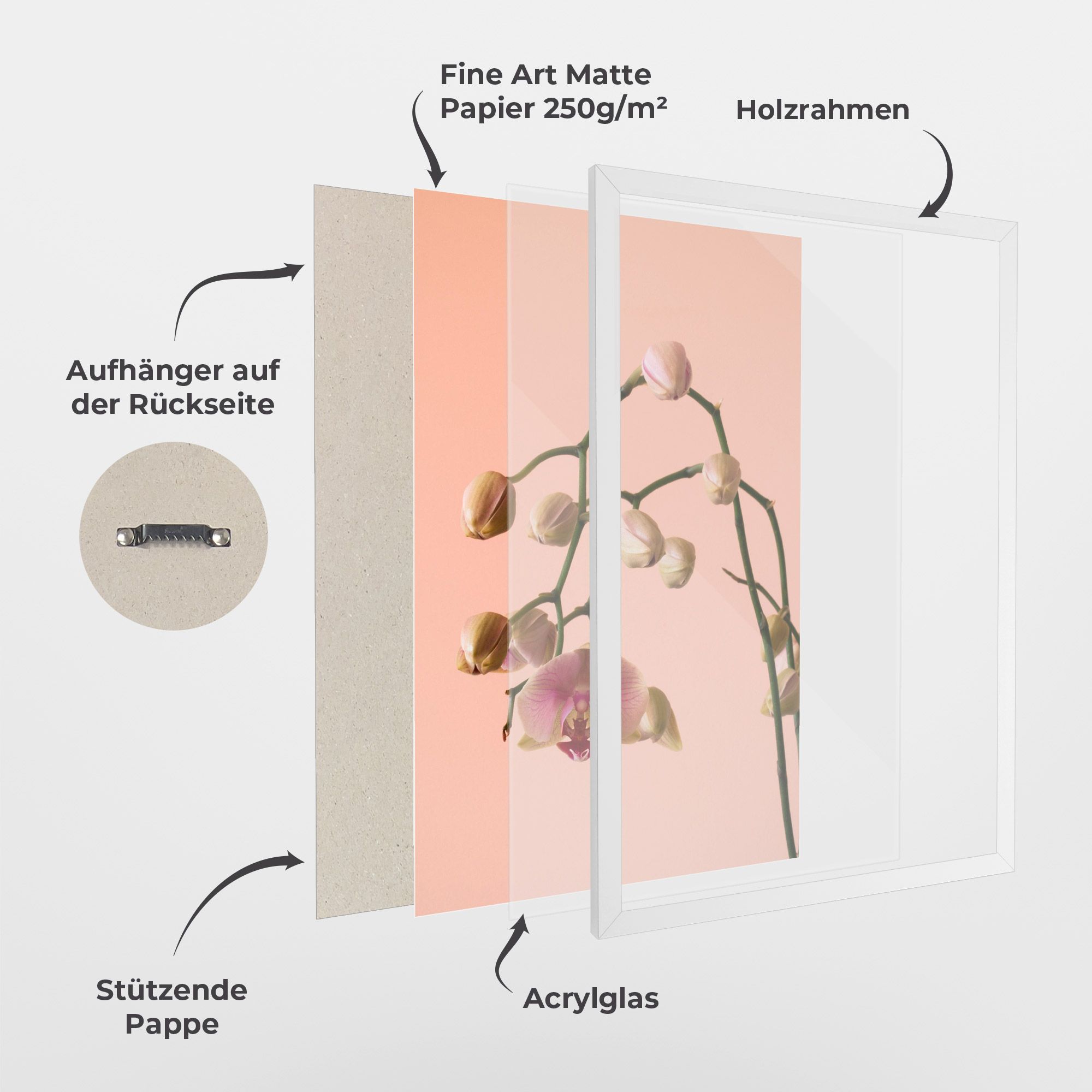 Orchids On Pink mockup 1