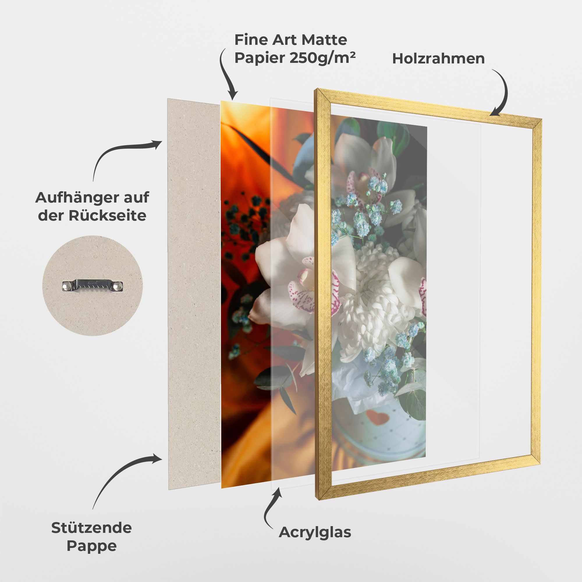 Orchid In Vase mockup 1