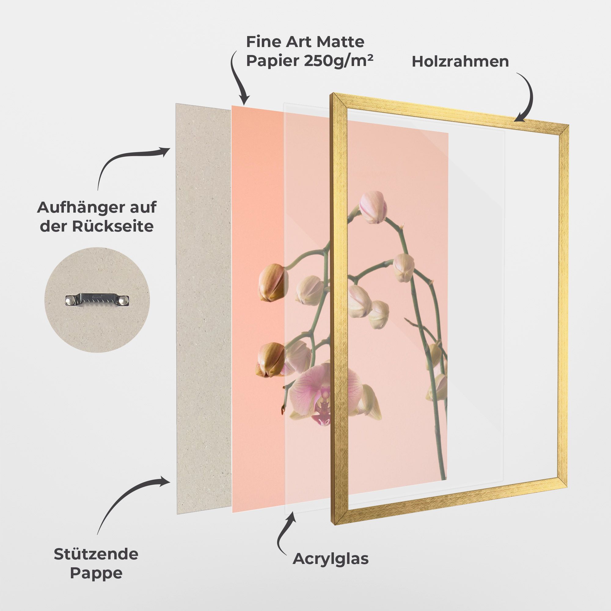 Orchids On Pink mockup 1