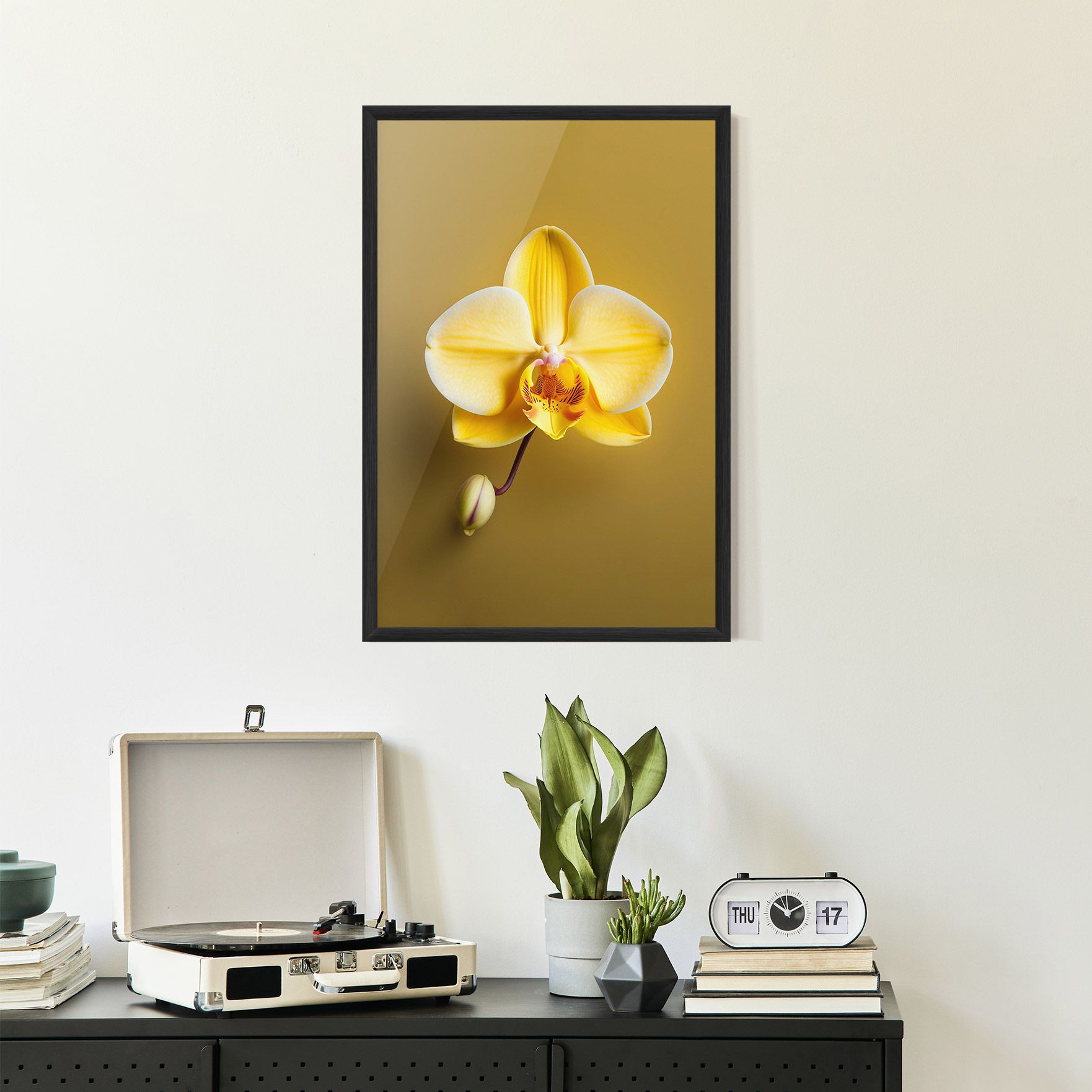 Pastel Yellow Orchid mockup 2