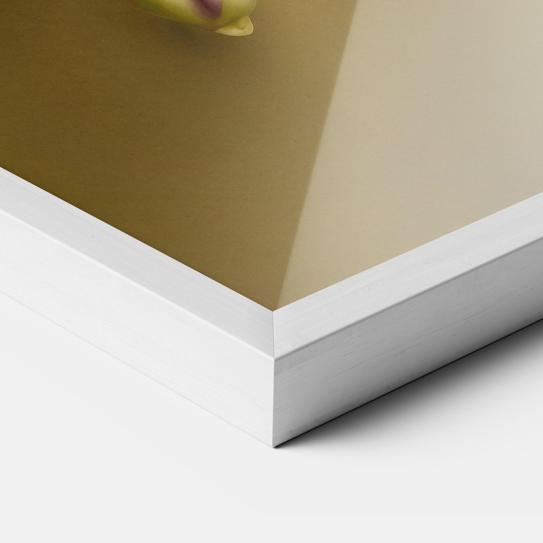 Gerahmte Poster Pastel Yellow Orchid mockup 3