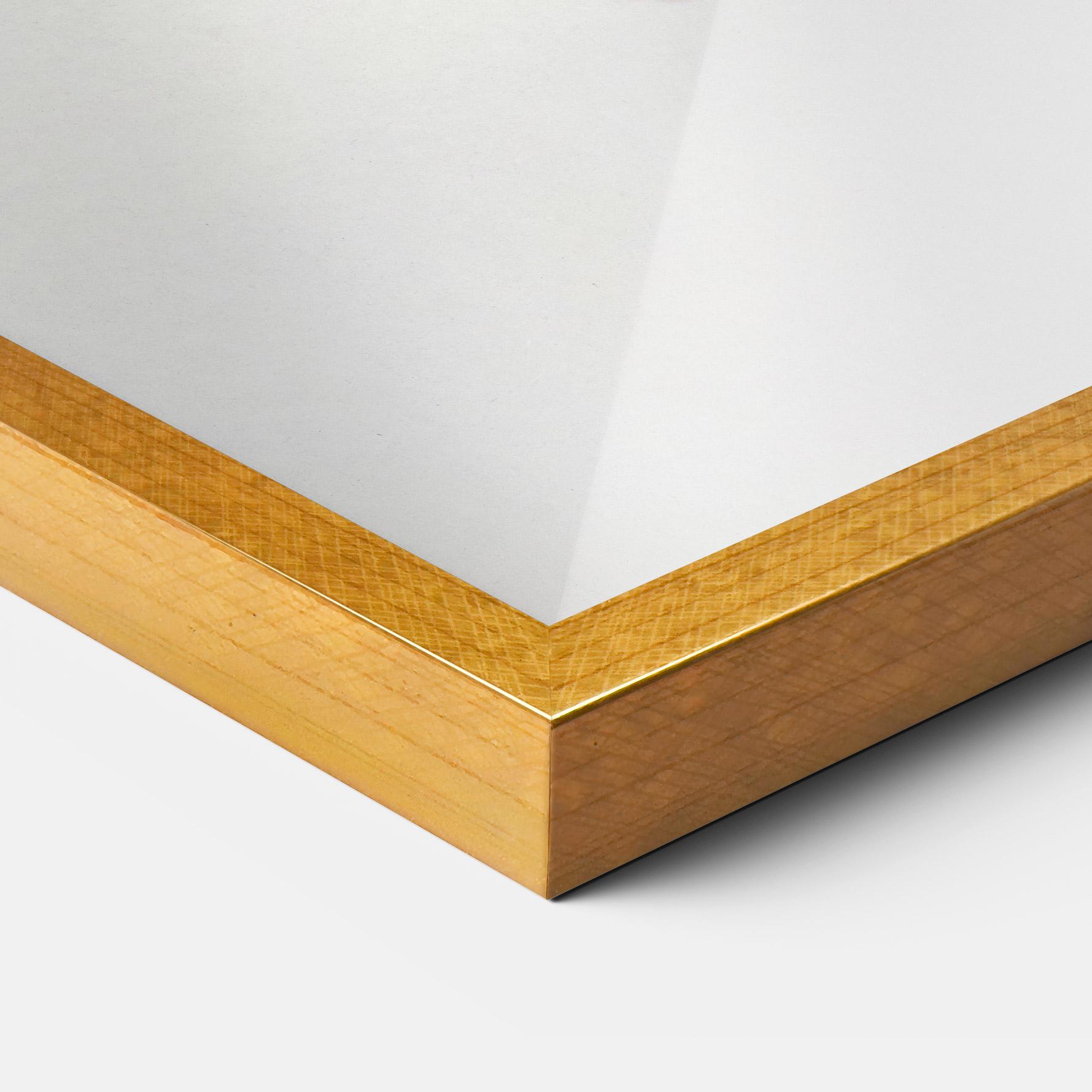 Gerahmte Poster Clean White Orchid mockup 3