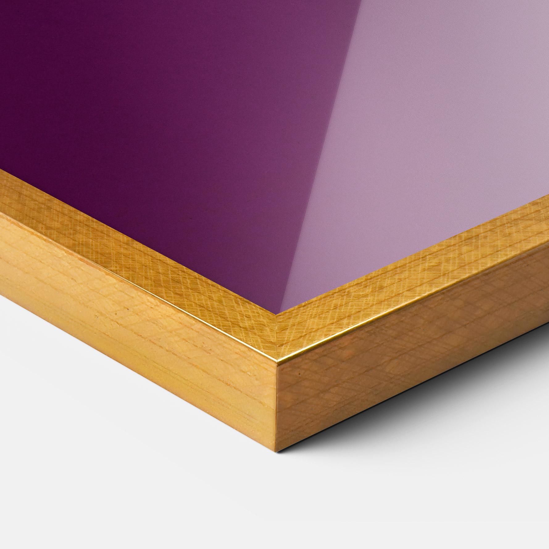 Gerahmte Poster Purple Orchid mockup 3