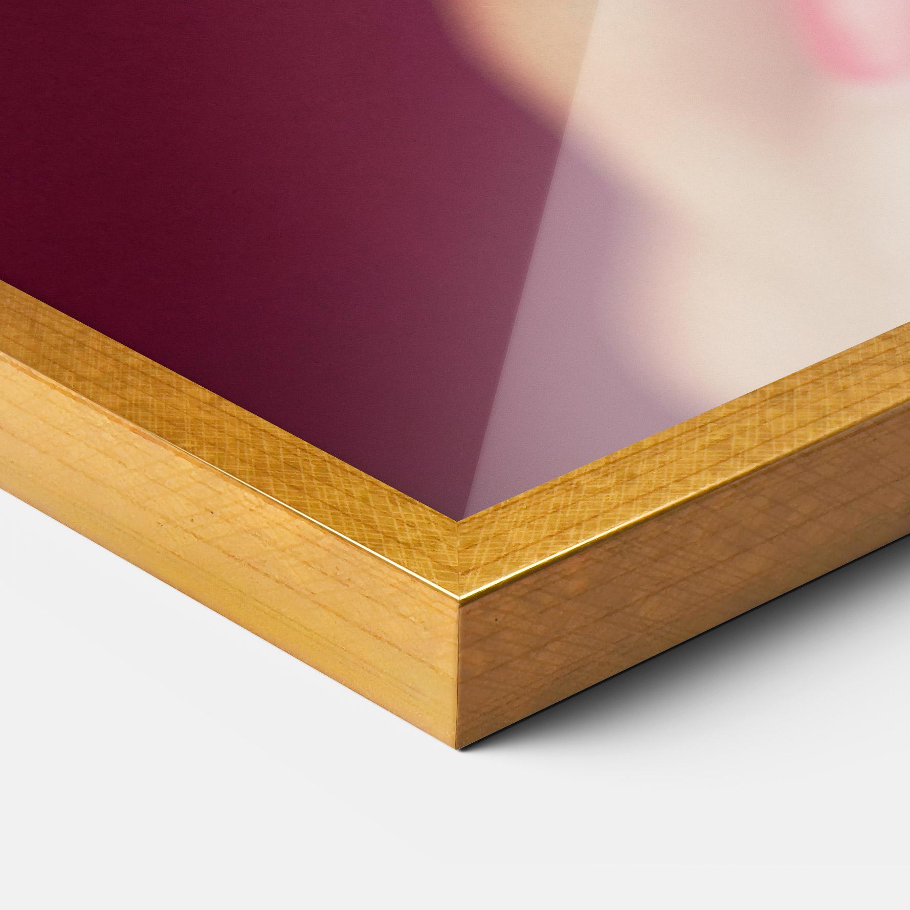 Gerahmte Poster Wet Orchid mockup 3