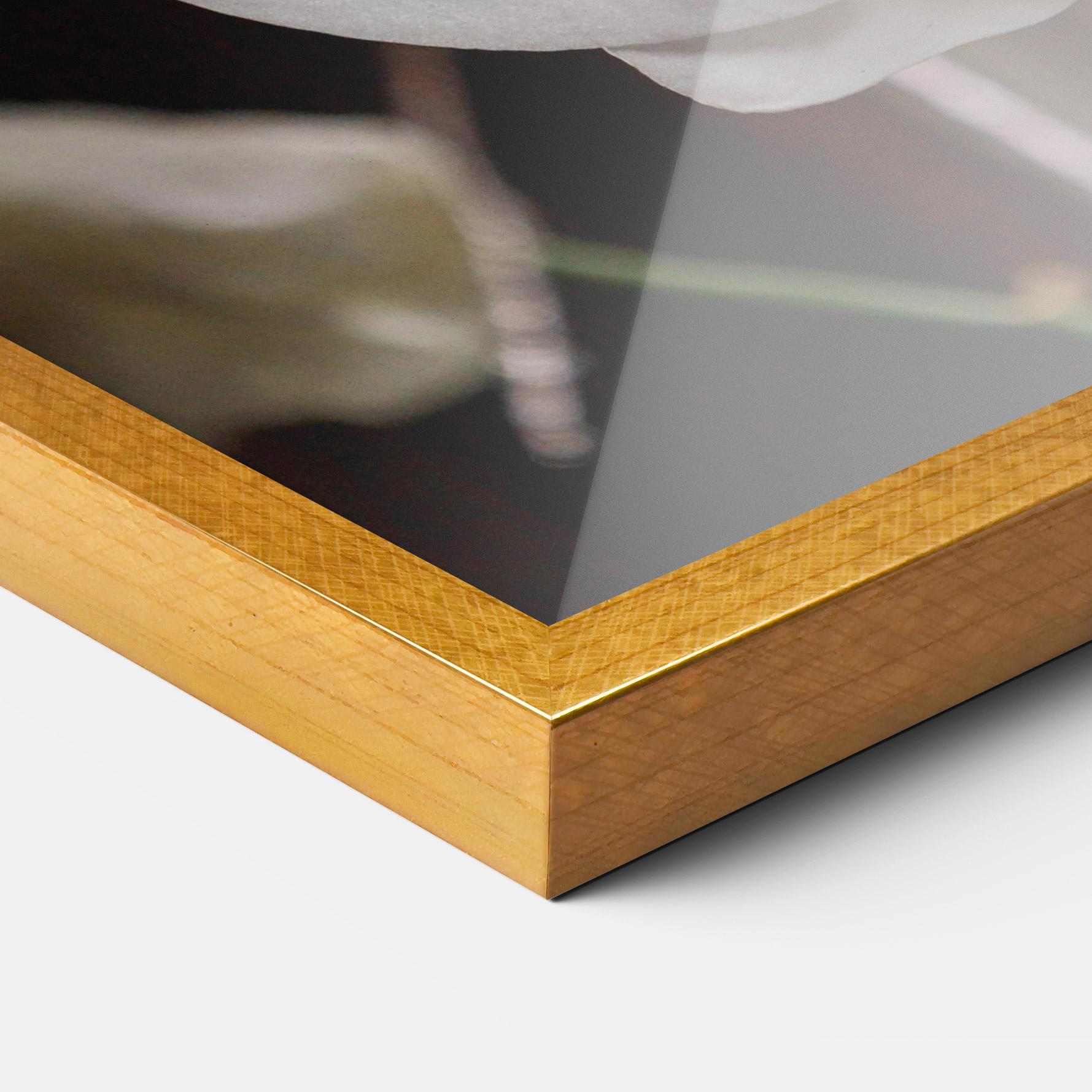 Gerahmte Poster White Orchid Growing mockup 3