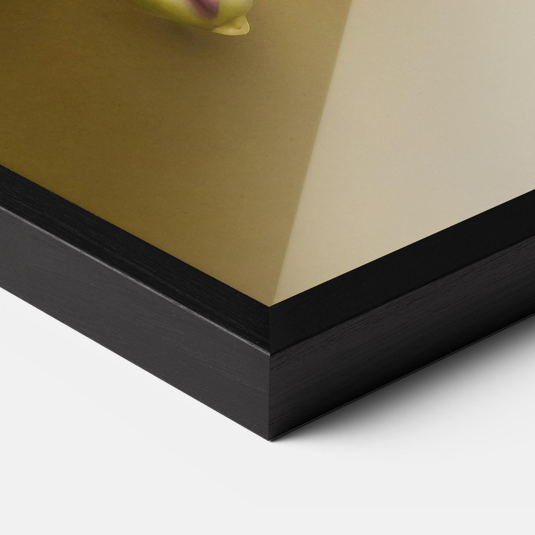 Gerahmte Poster Pastel Yellow Orchid mockup 3