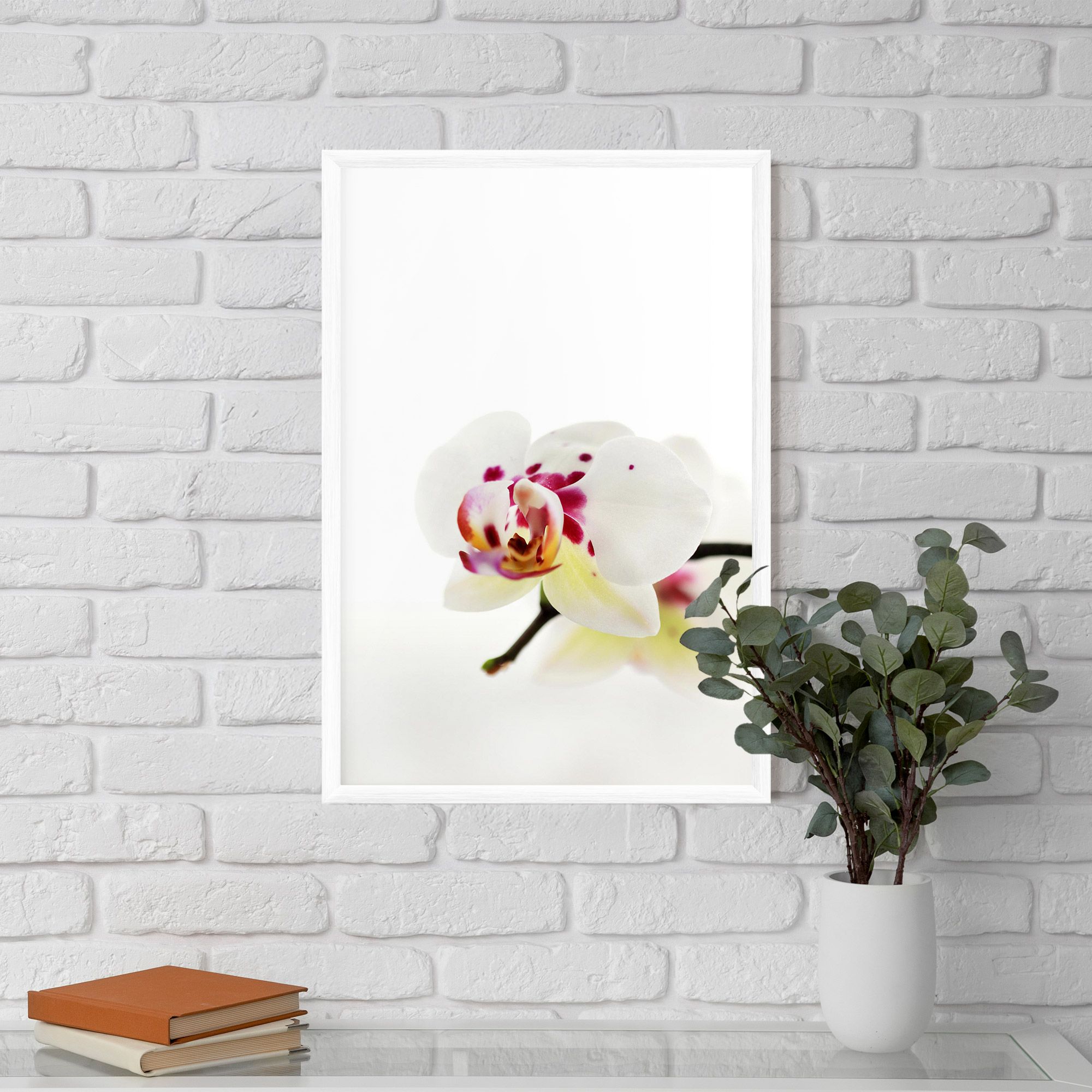 Clean White Orchid mockup 5