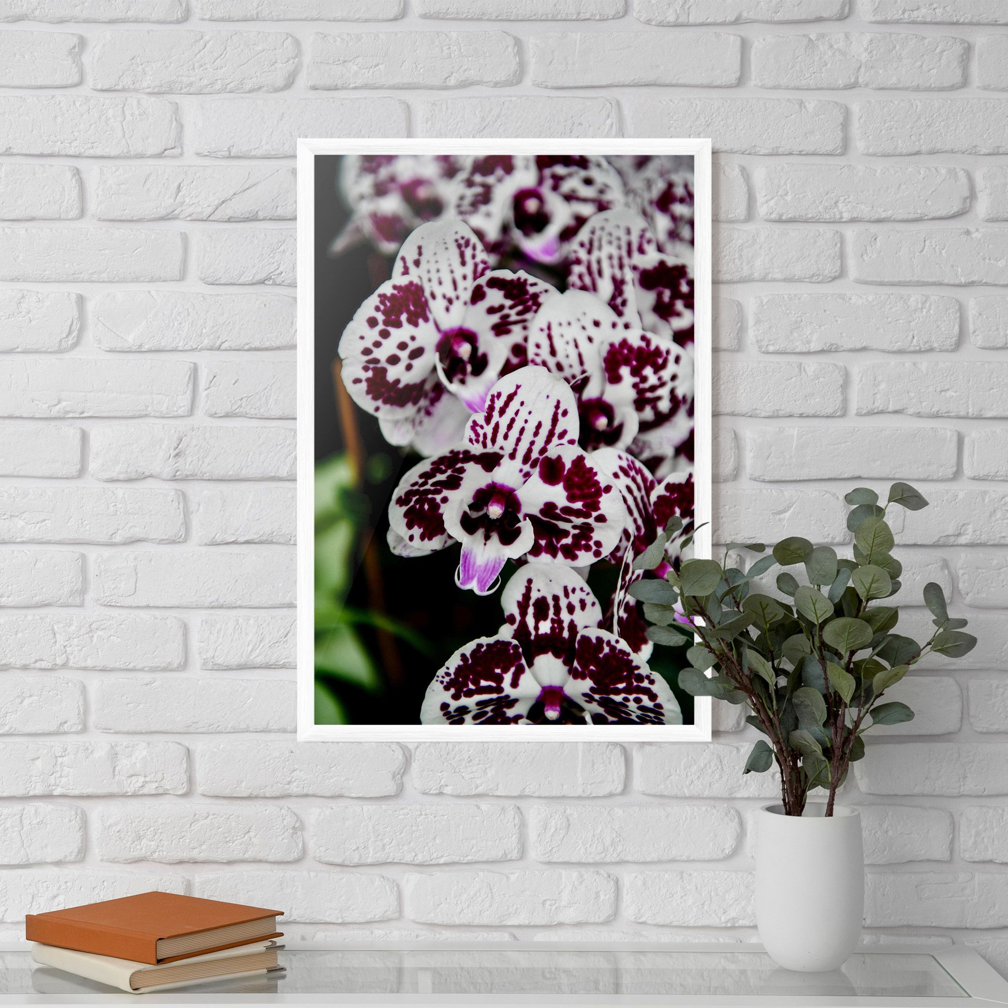 Dark Purple Orchids mockup 5