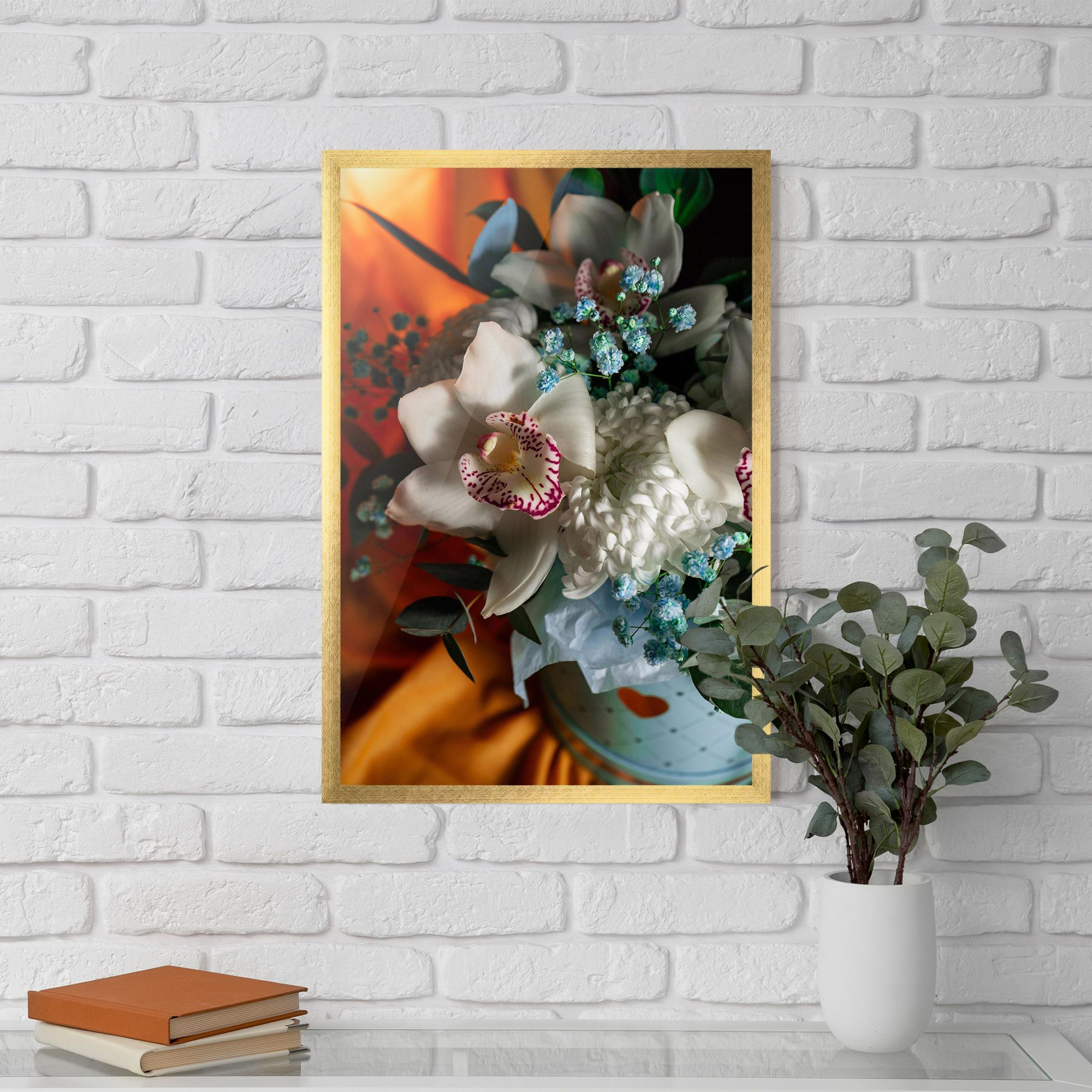 Orchid In Vase mockup 5