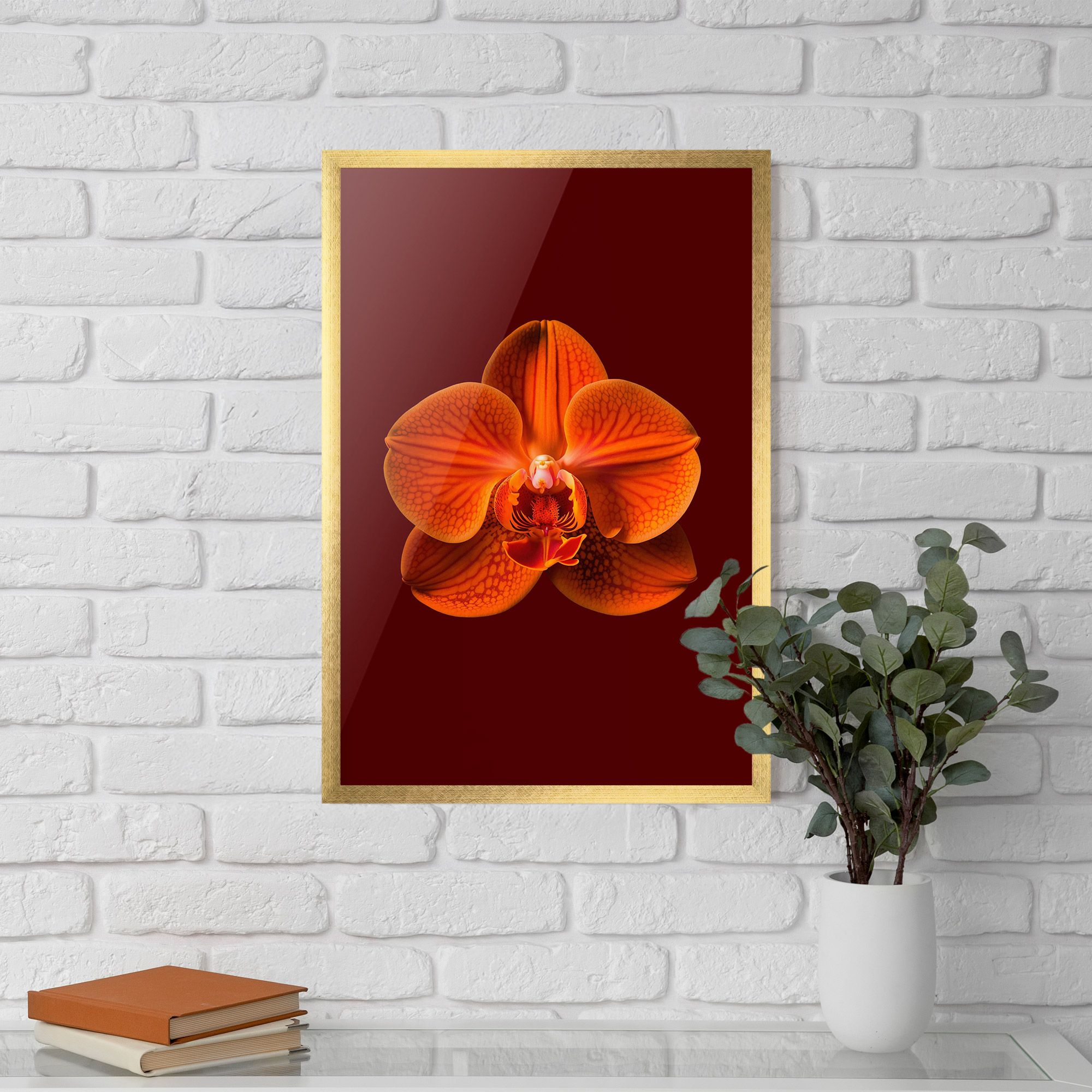 Strong Orange Orchid mockup 5