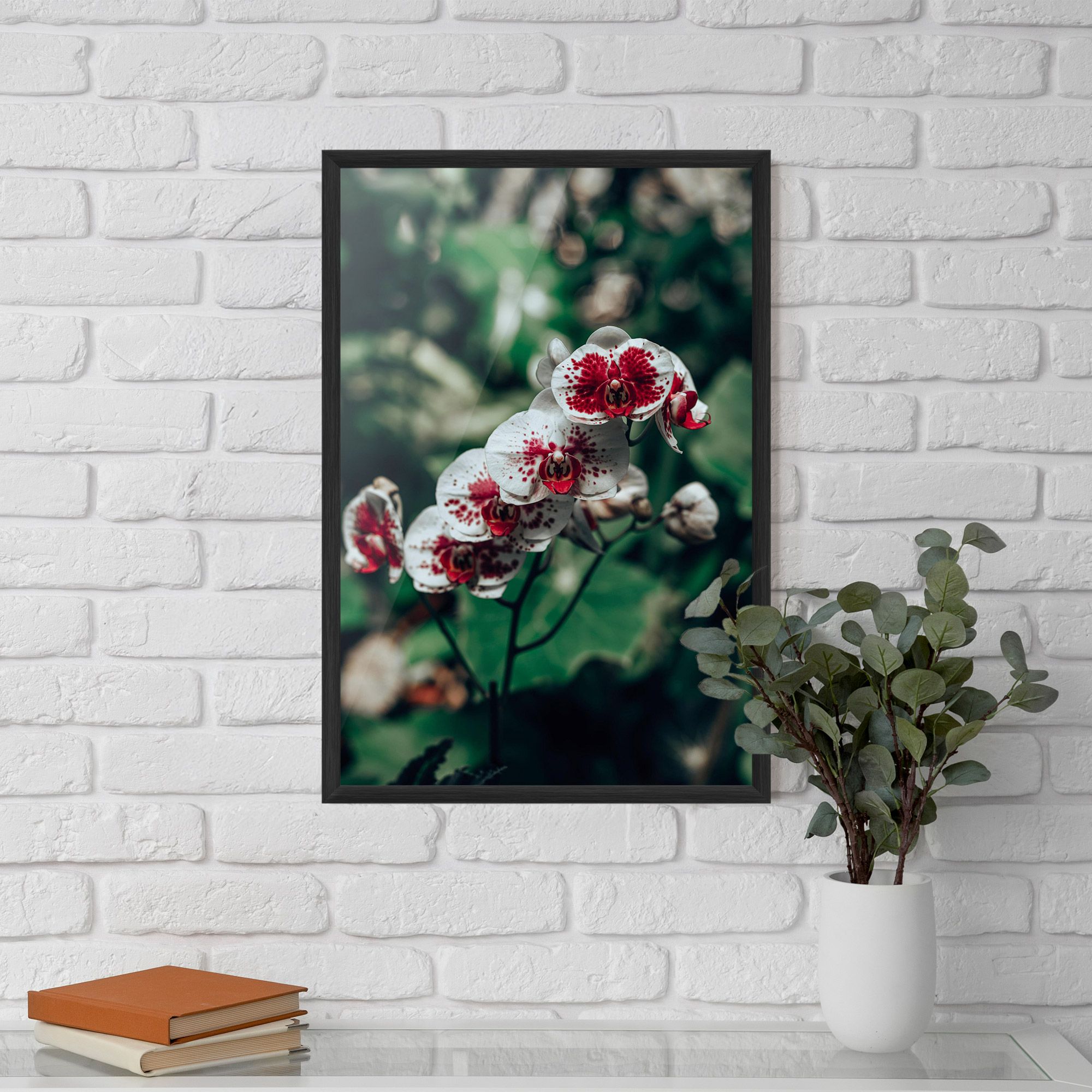 White Red Orchid mockup 5