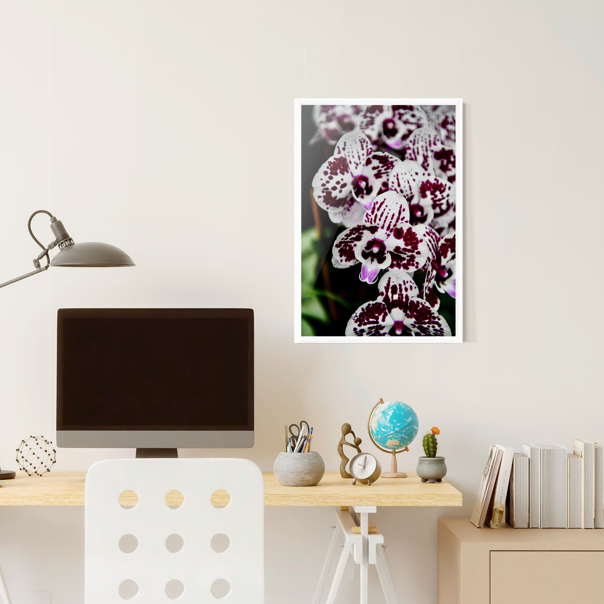 Dark Purple Orchids mockup 6