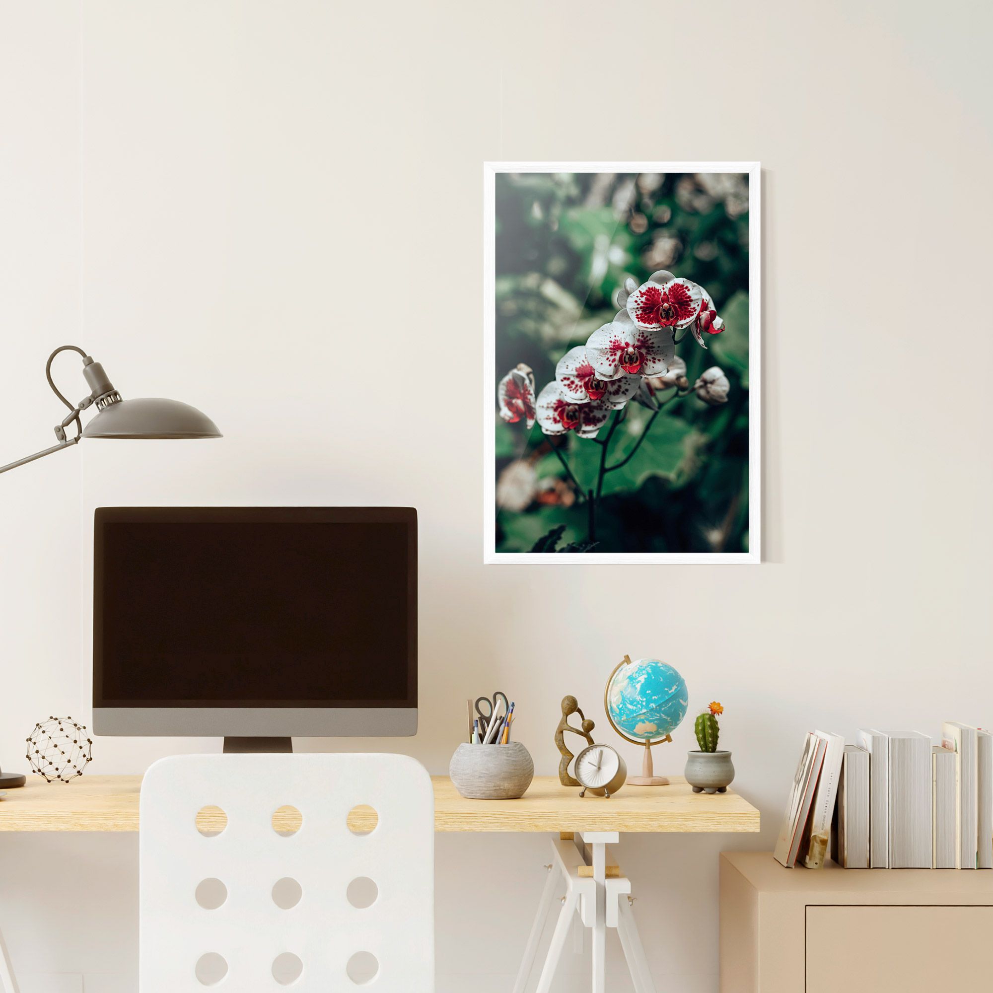 White Red Orchid mockup 6