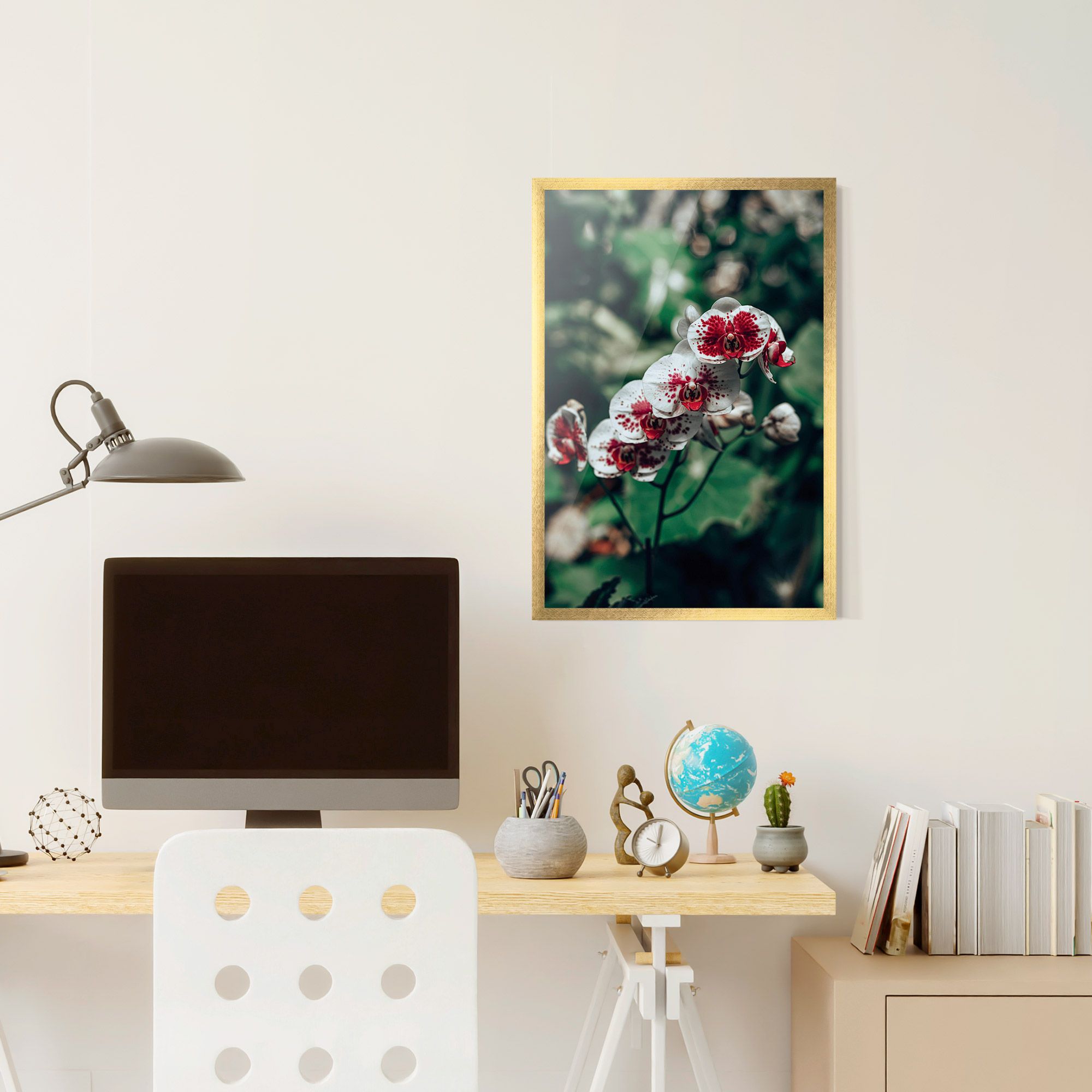 White Red Orchid mockup 6