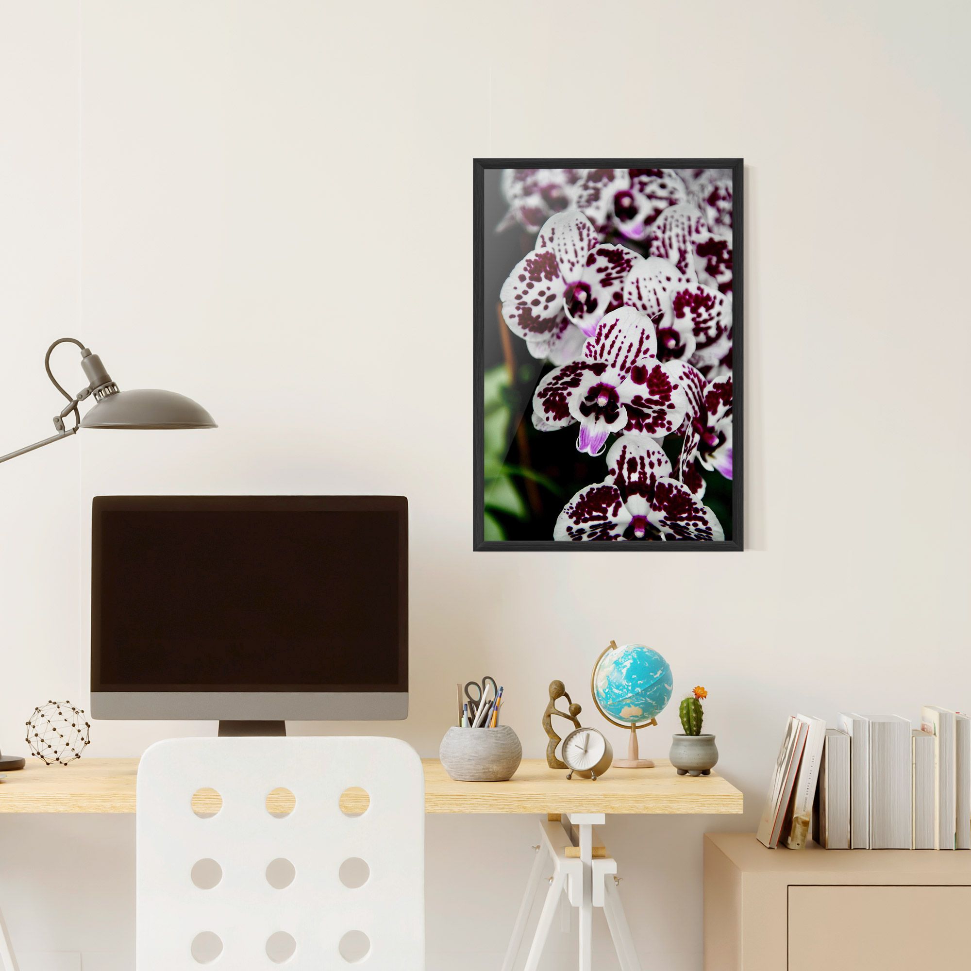 Dark Purple Orchids mockup 6