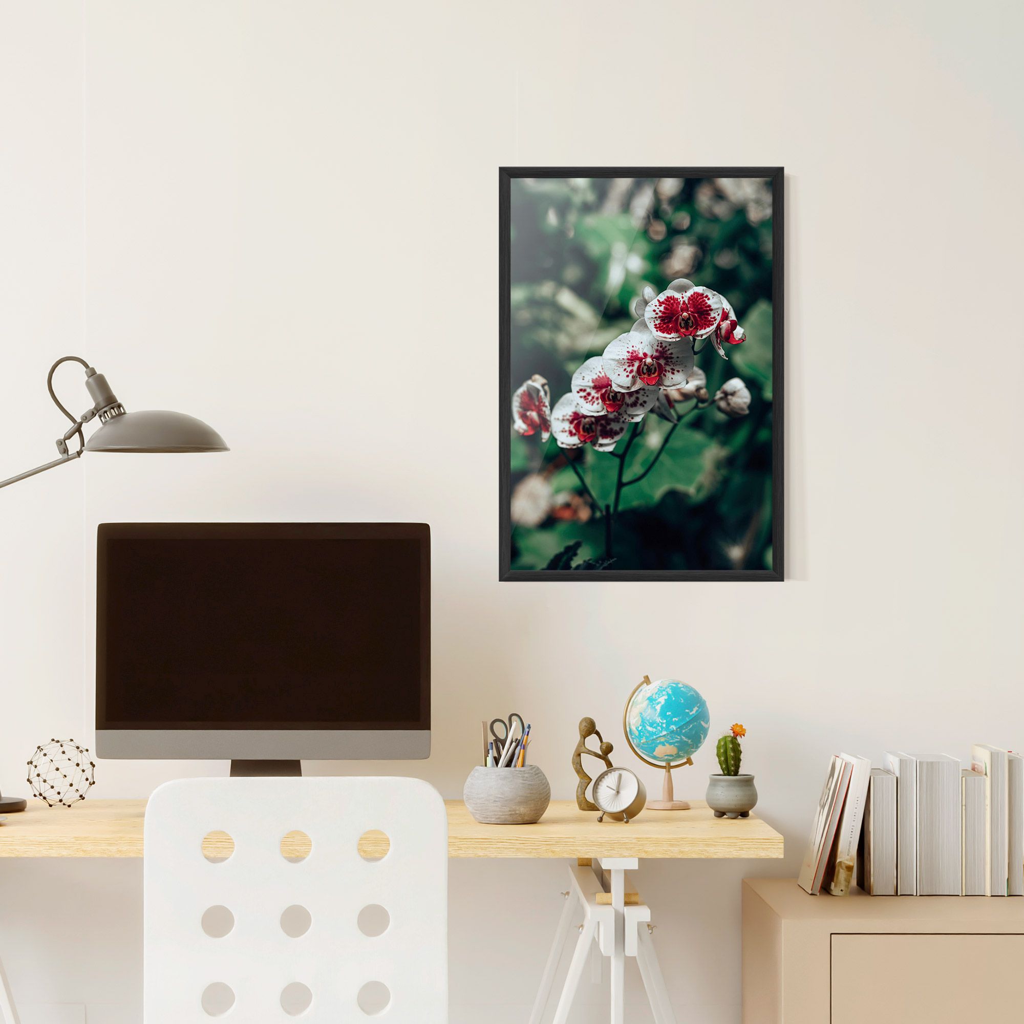 White Red Orchid mockup 6