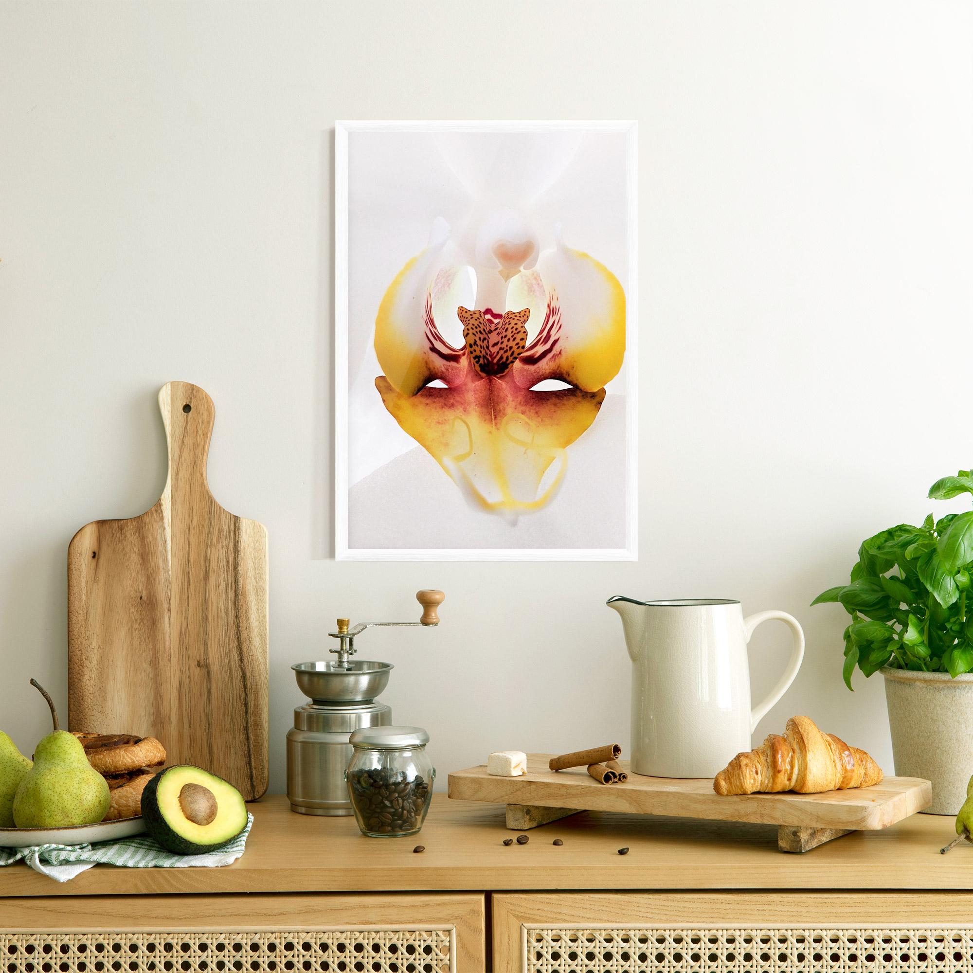 Gerahmte Poster Orchid Close Up mockup 8