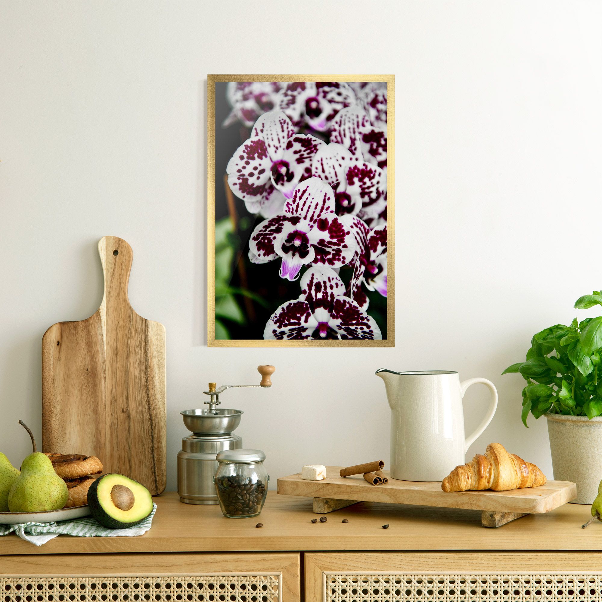 Dark Purple Orchids mockup 8