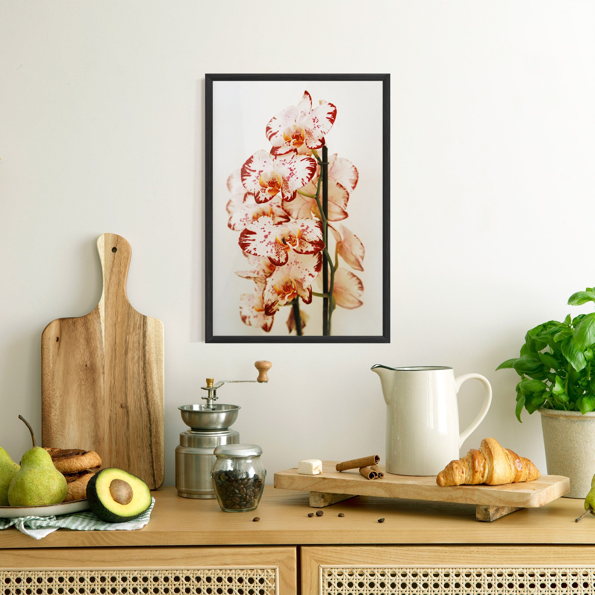 Red White Orchids mockup 8