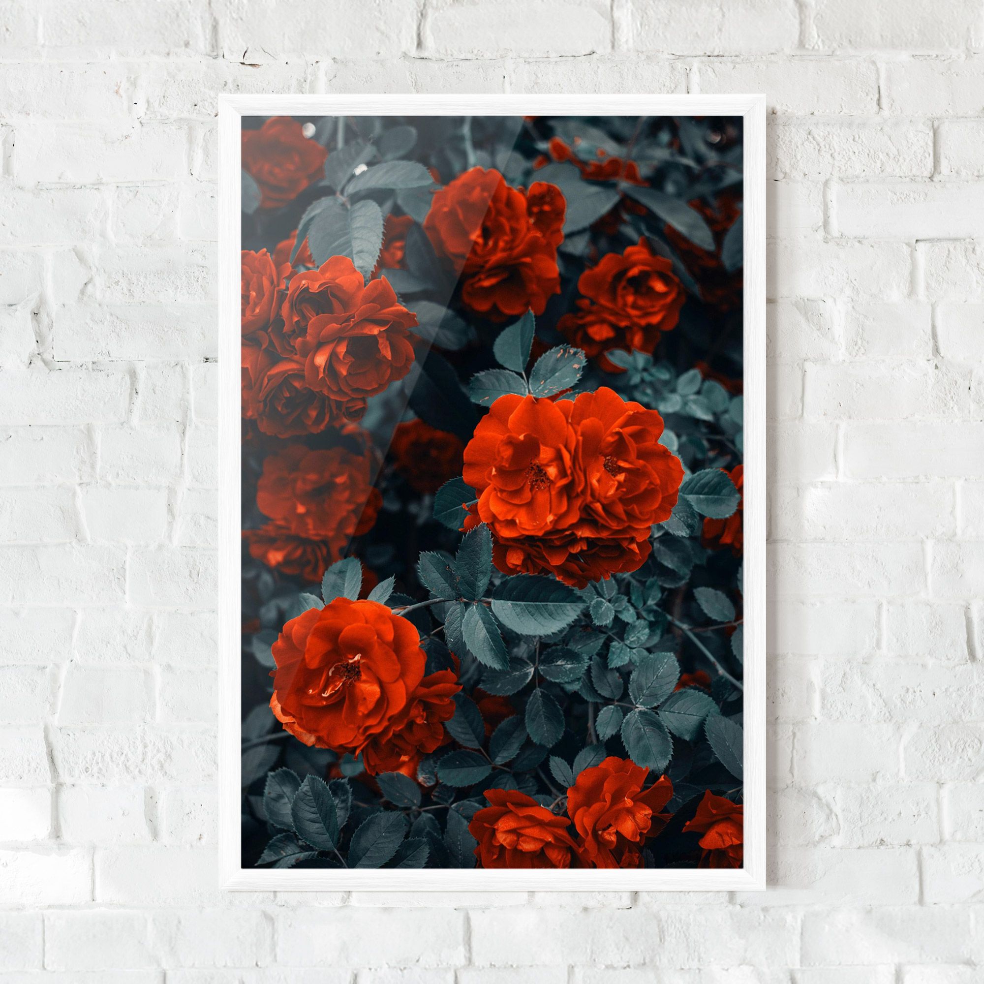 Bright Red Rose mockup 0