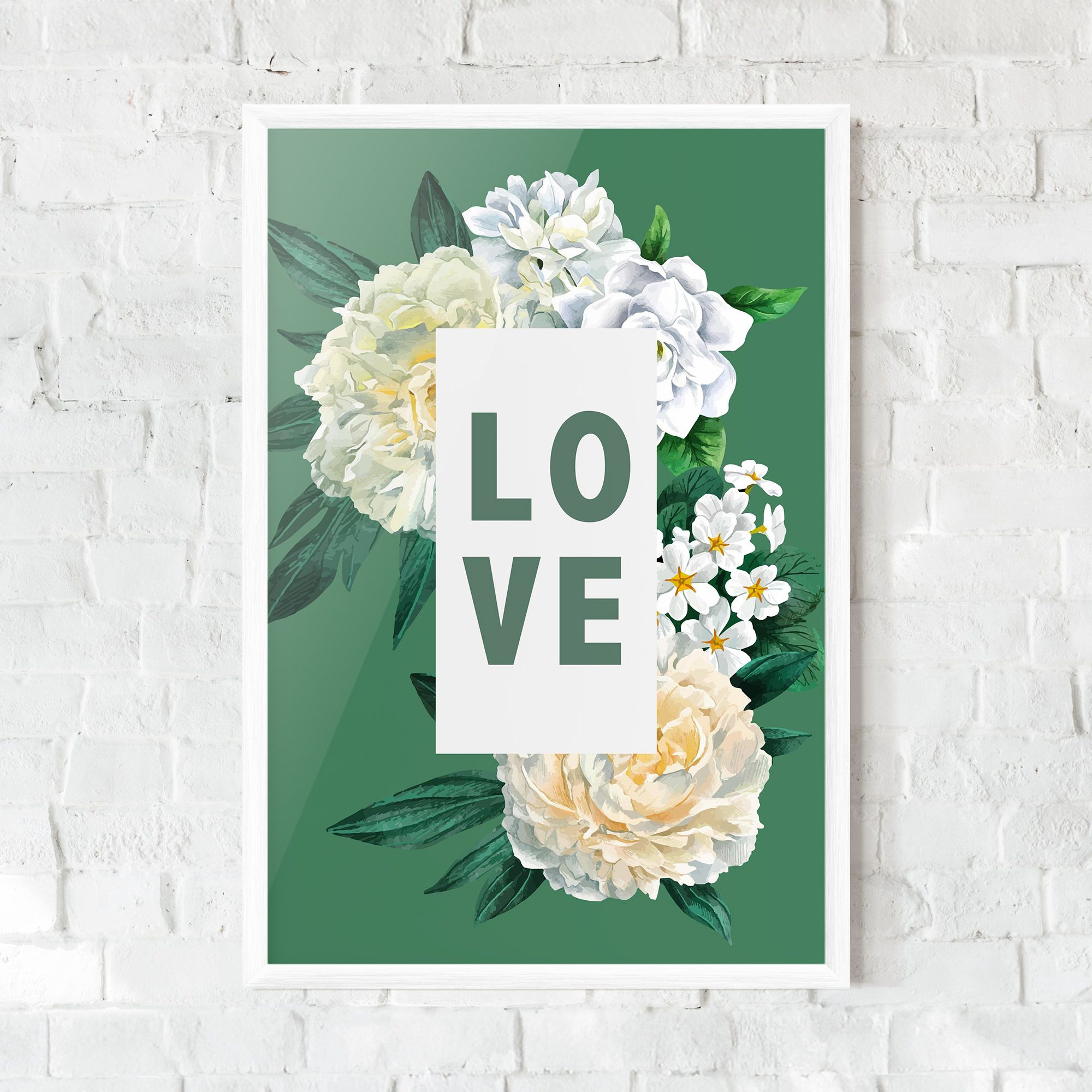 Love Green Rose mockup 0