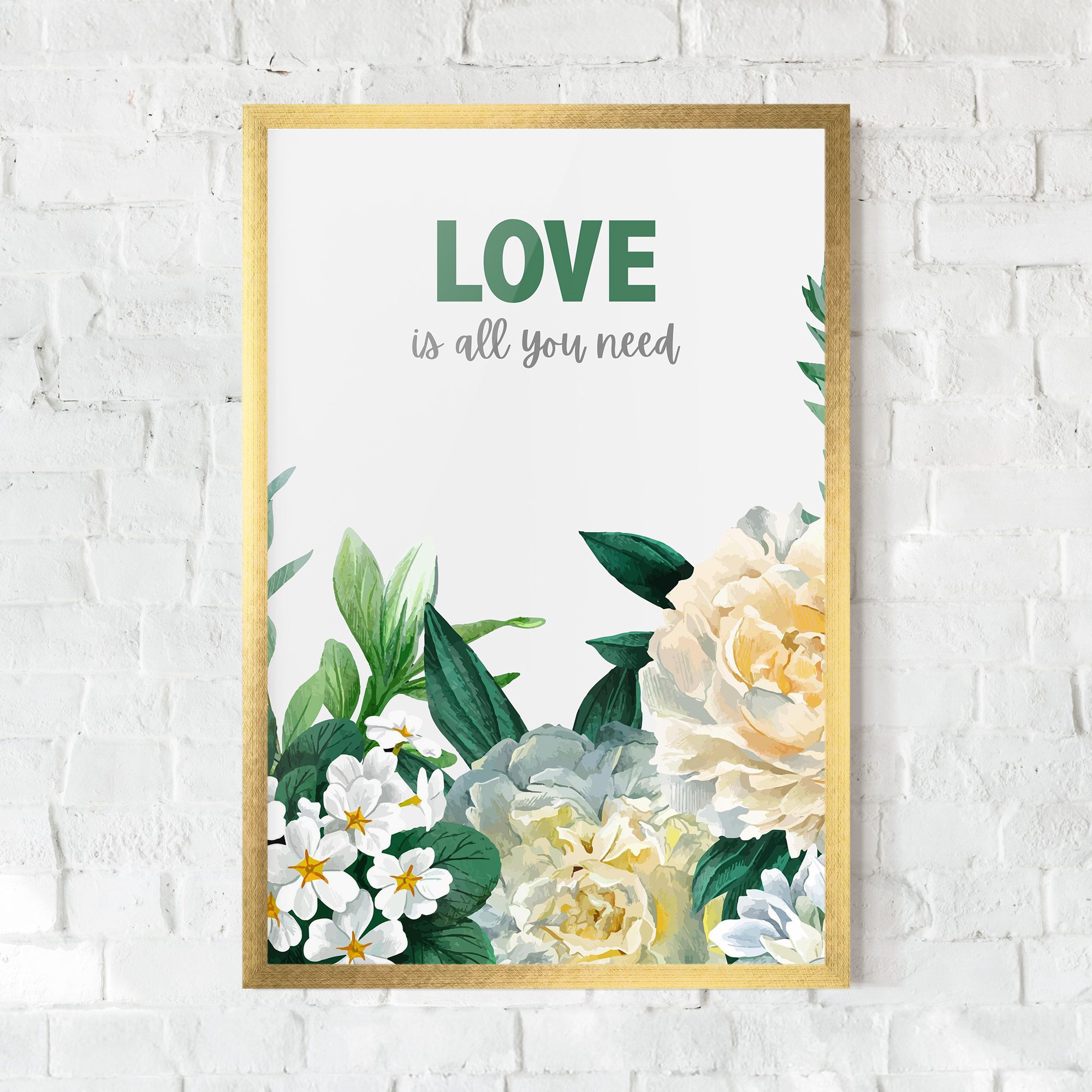 Green Rose Love mockup 0