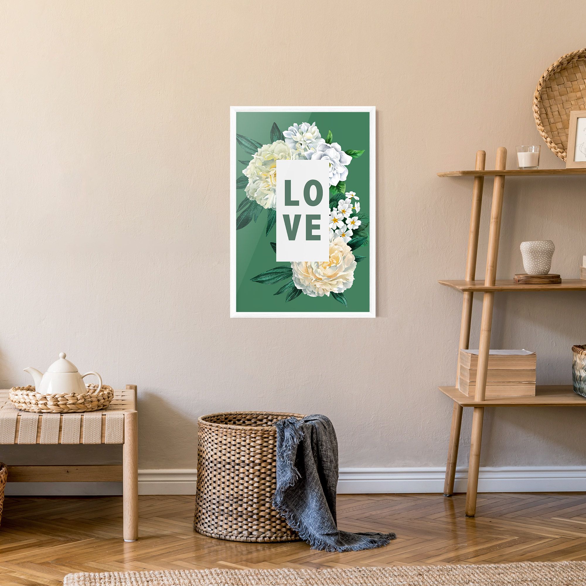 Love Green Rose mockup 9
