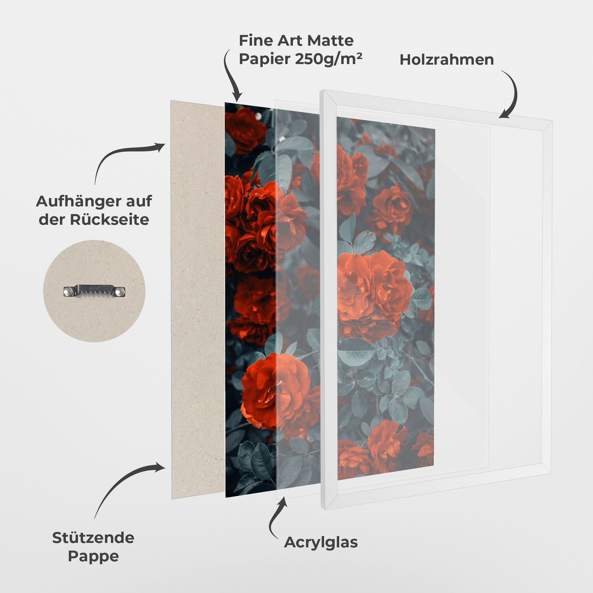 Bright Red Rose mockup 1