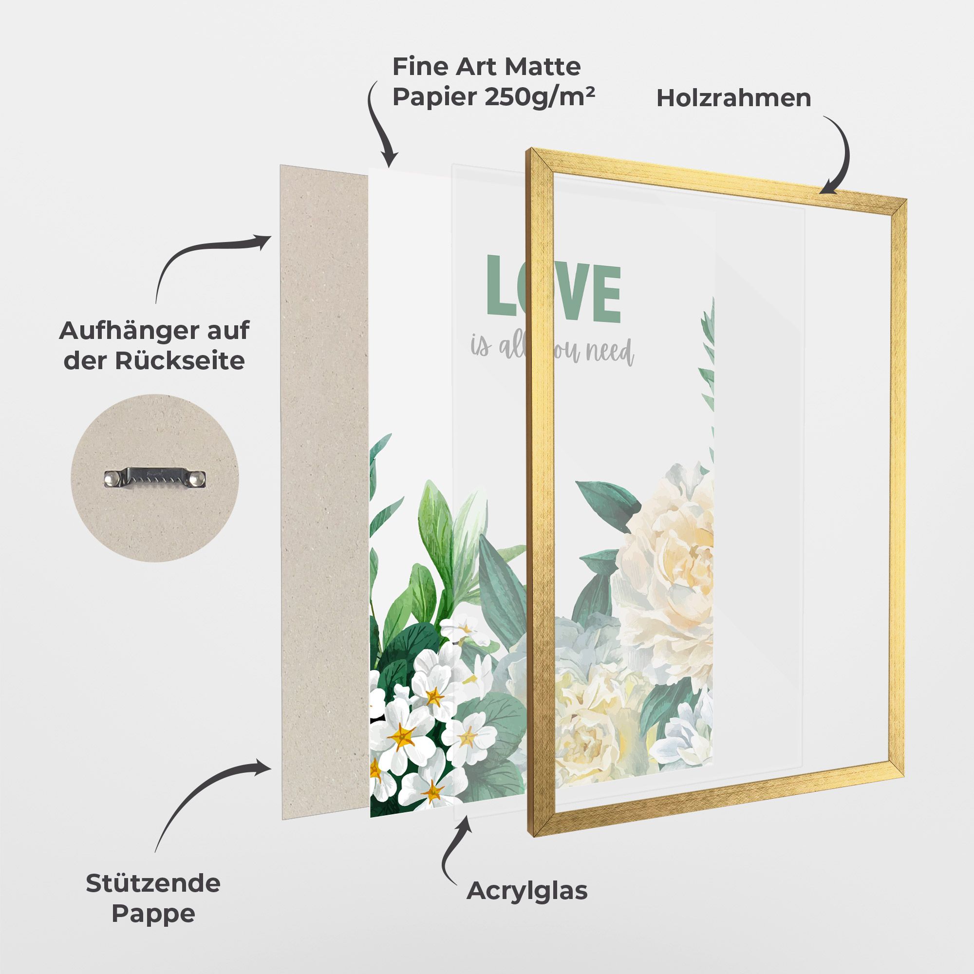 Green Rose Love mockup 1